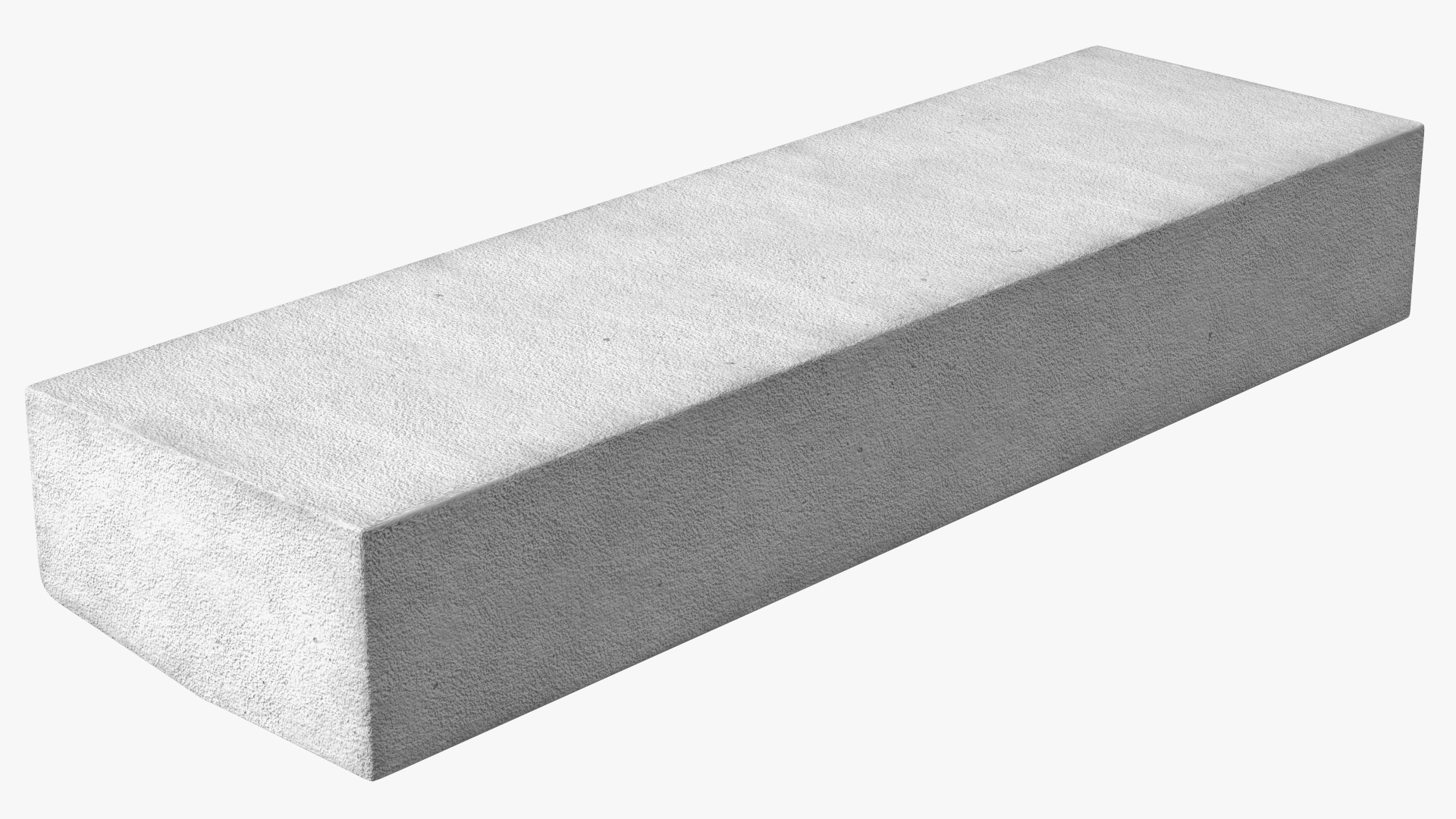 3D Concrete Curb 1m