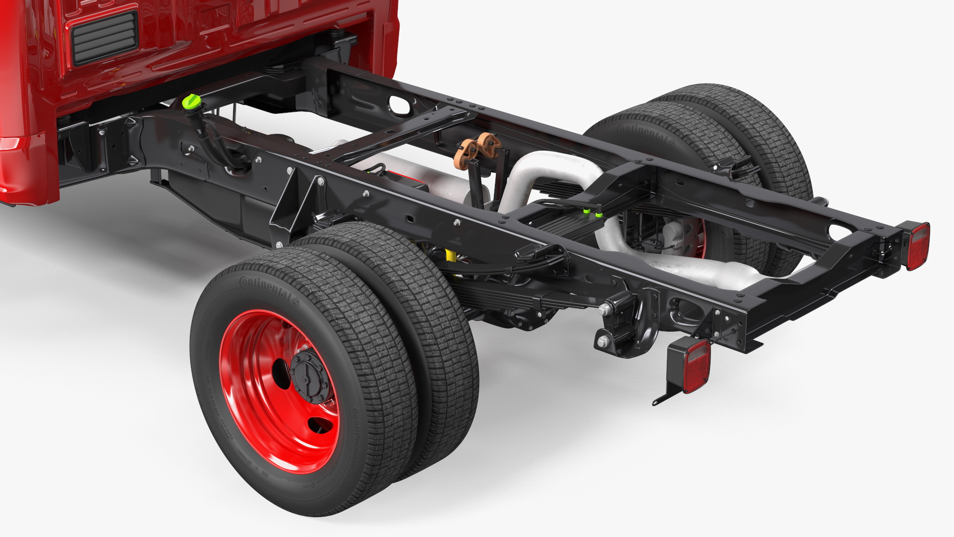 2023 Ford Super Duty F550 Red 3D model
