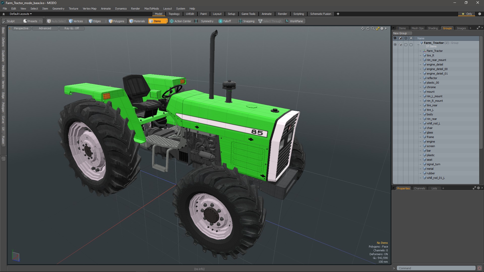 Farm Tractor 3D