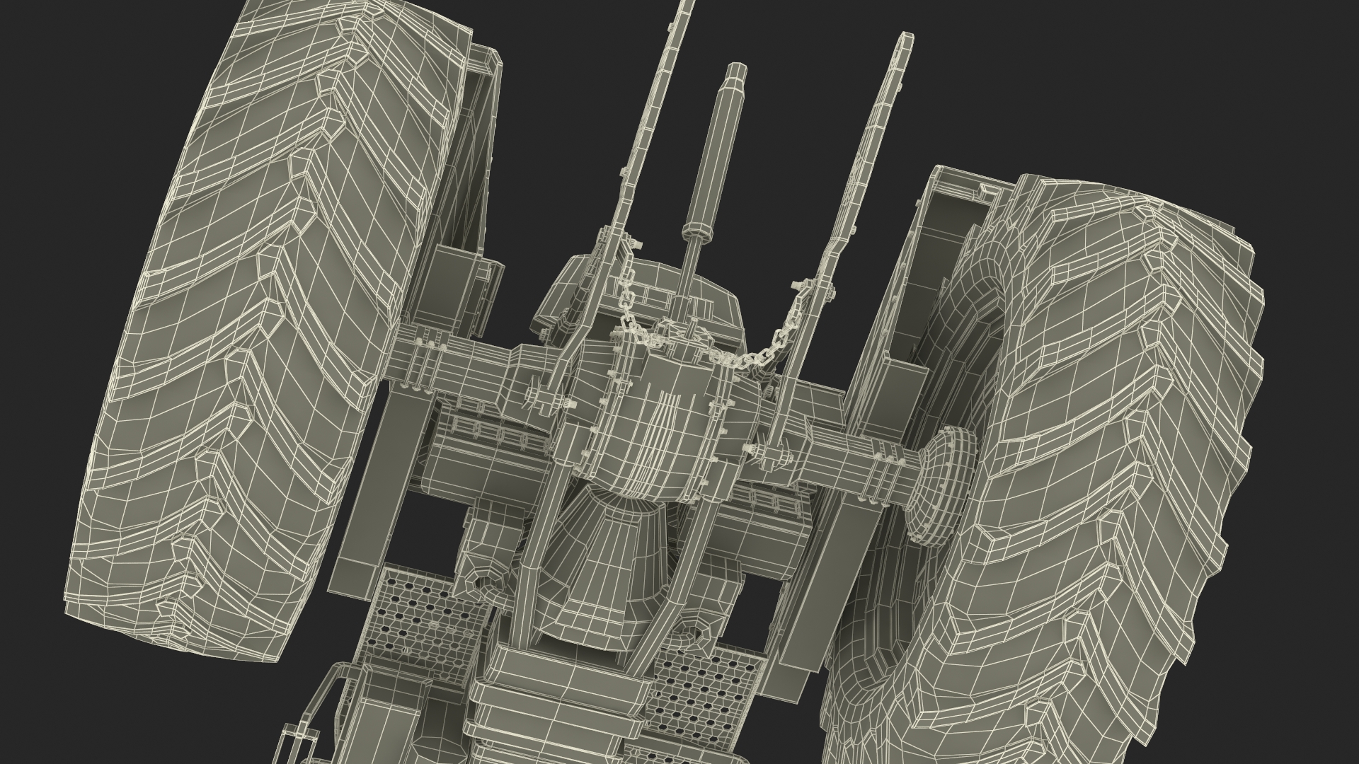 Farm Tractor 3D