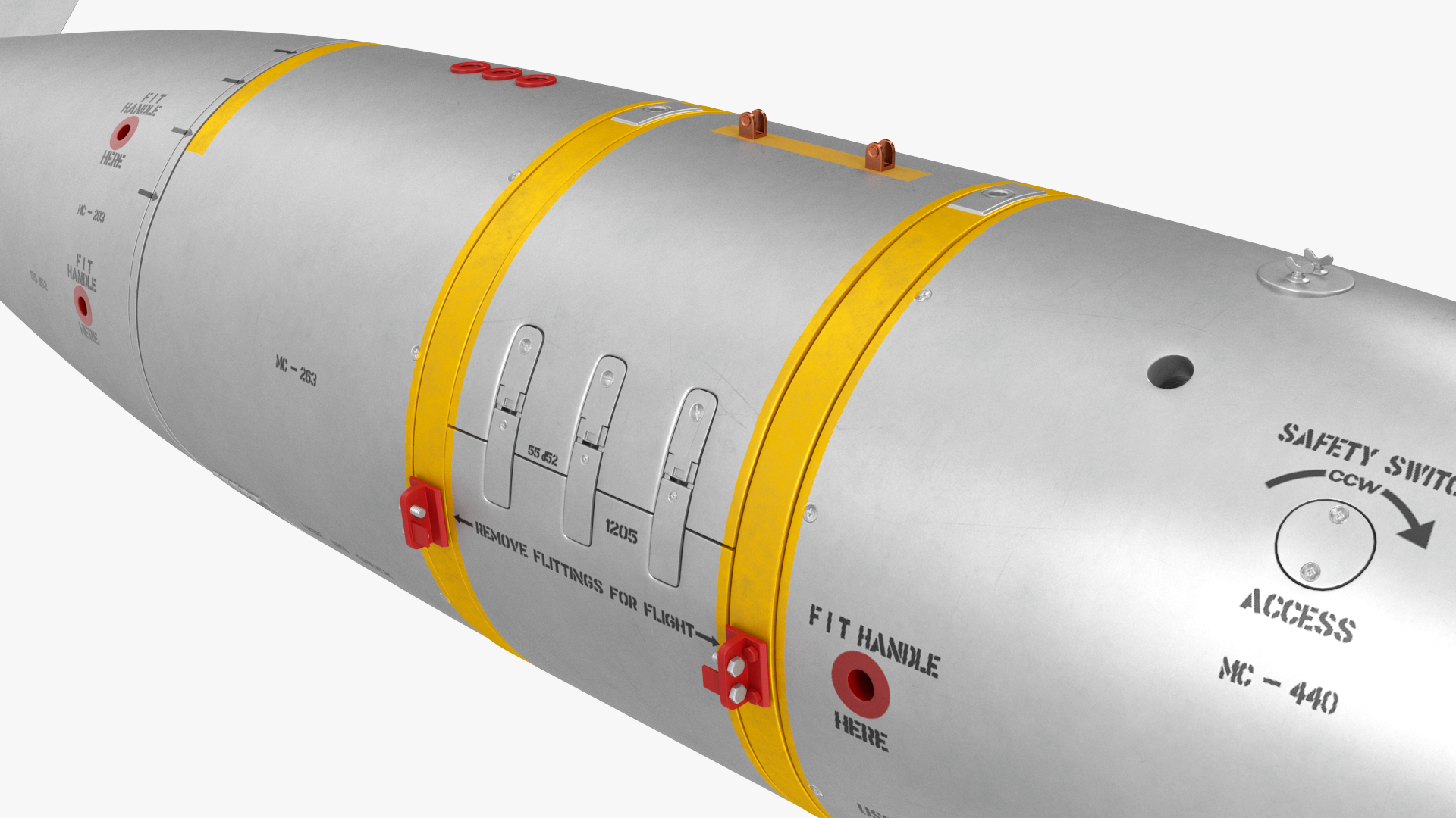 3D Mark 7 Thor Tactical Nuclear Bomb model