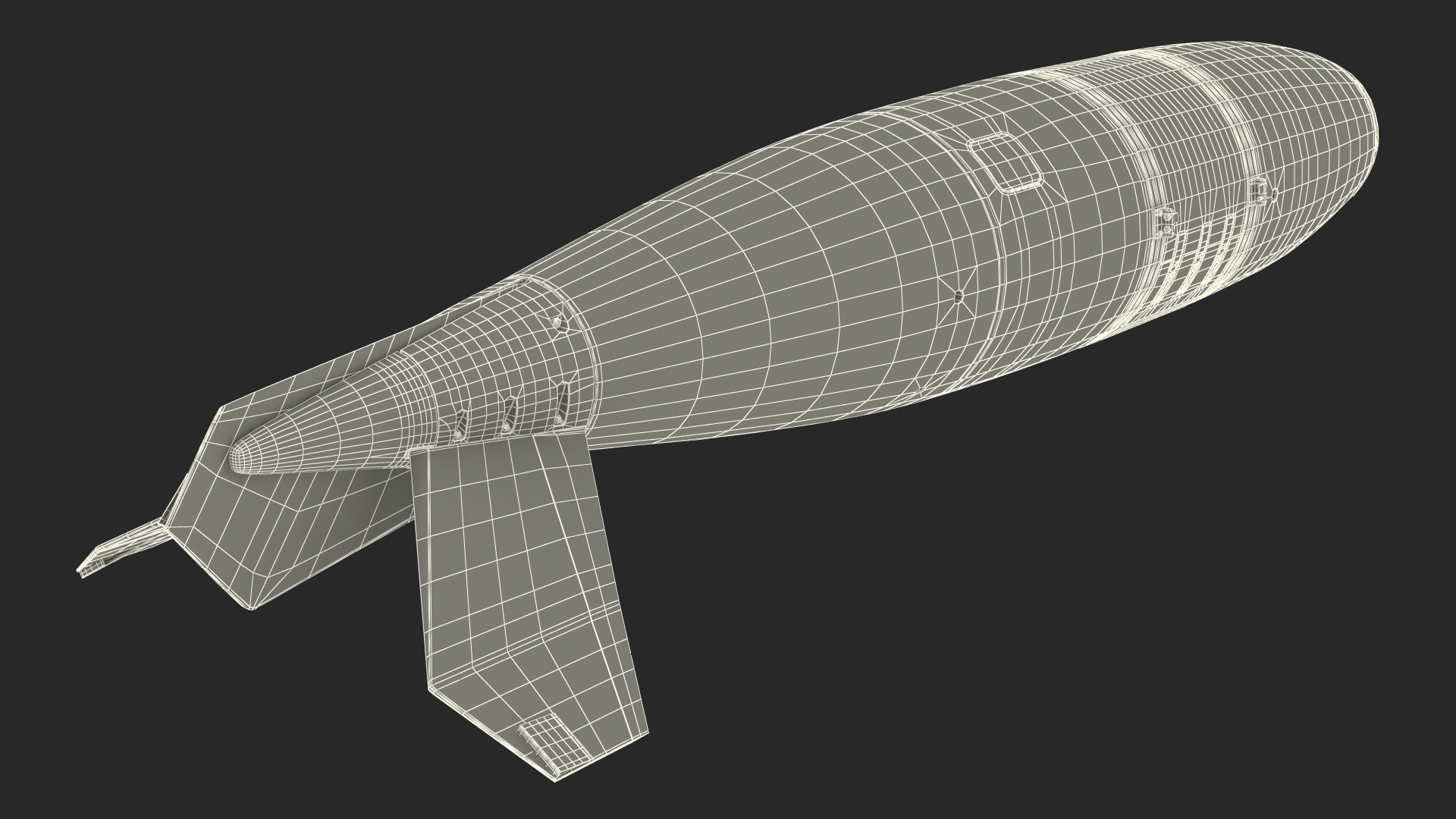 3D Mark 7 Thor Tactical Nuclear Bomb model