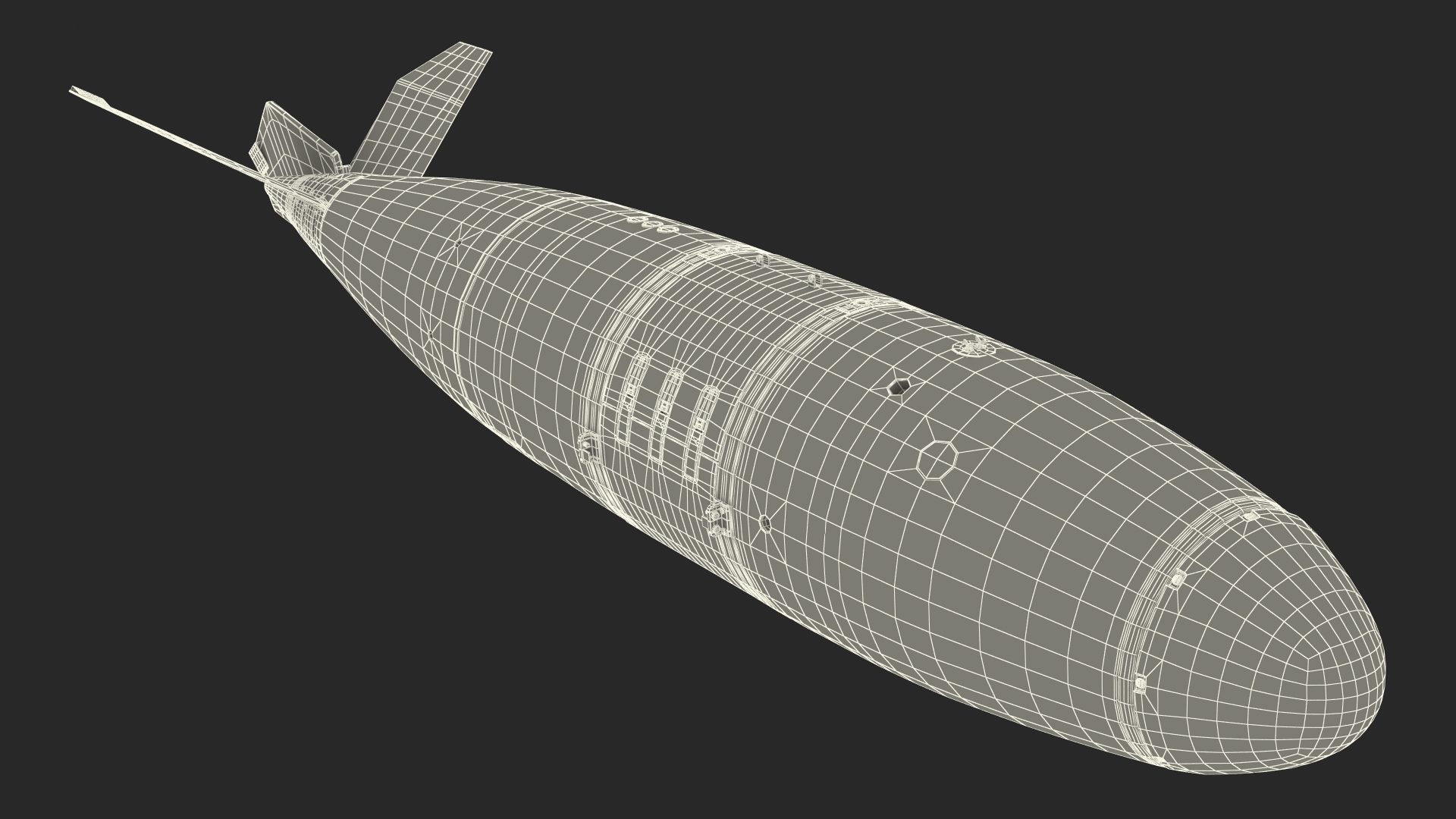 3D Mark 7 Thor Tactical Nuclear Bomb model