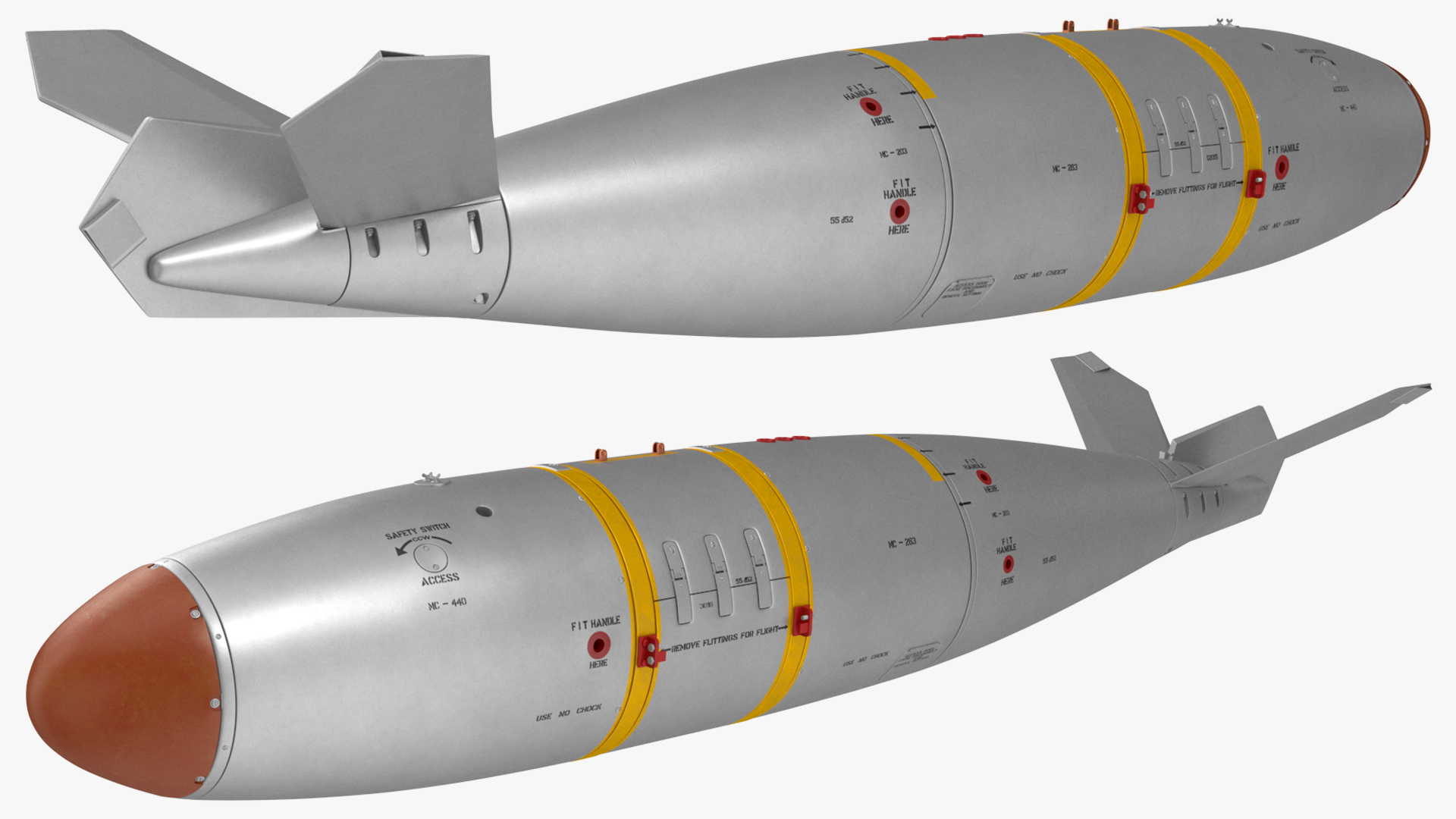 3D Mark 7 Thor Tactical Nuclear Bomb model