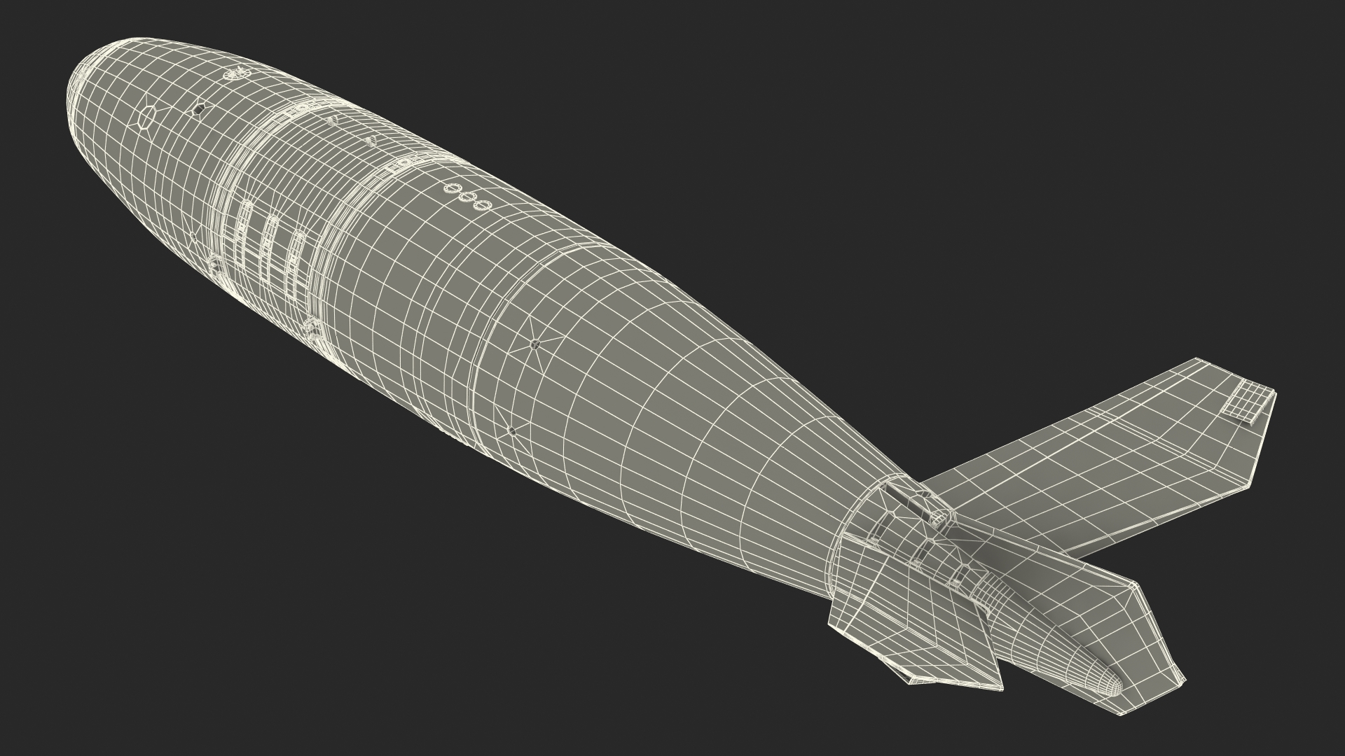 3D Mark 7 Thor Tactical Nuclear Bomb model