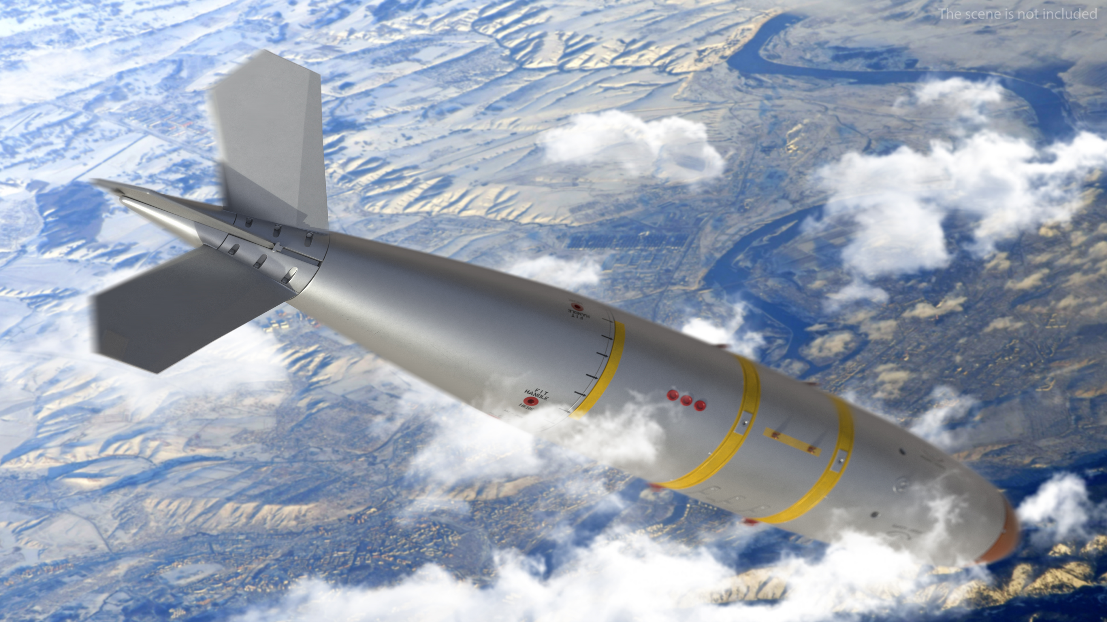 3D Mark 7 Thor Tactical Nuclear Bomb model