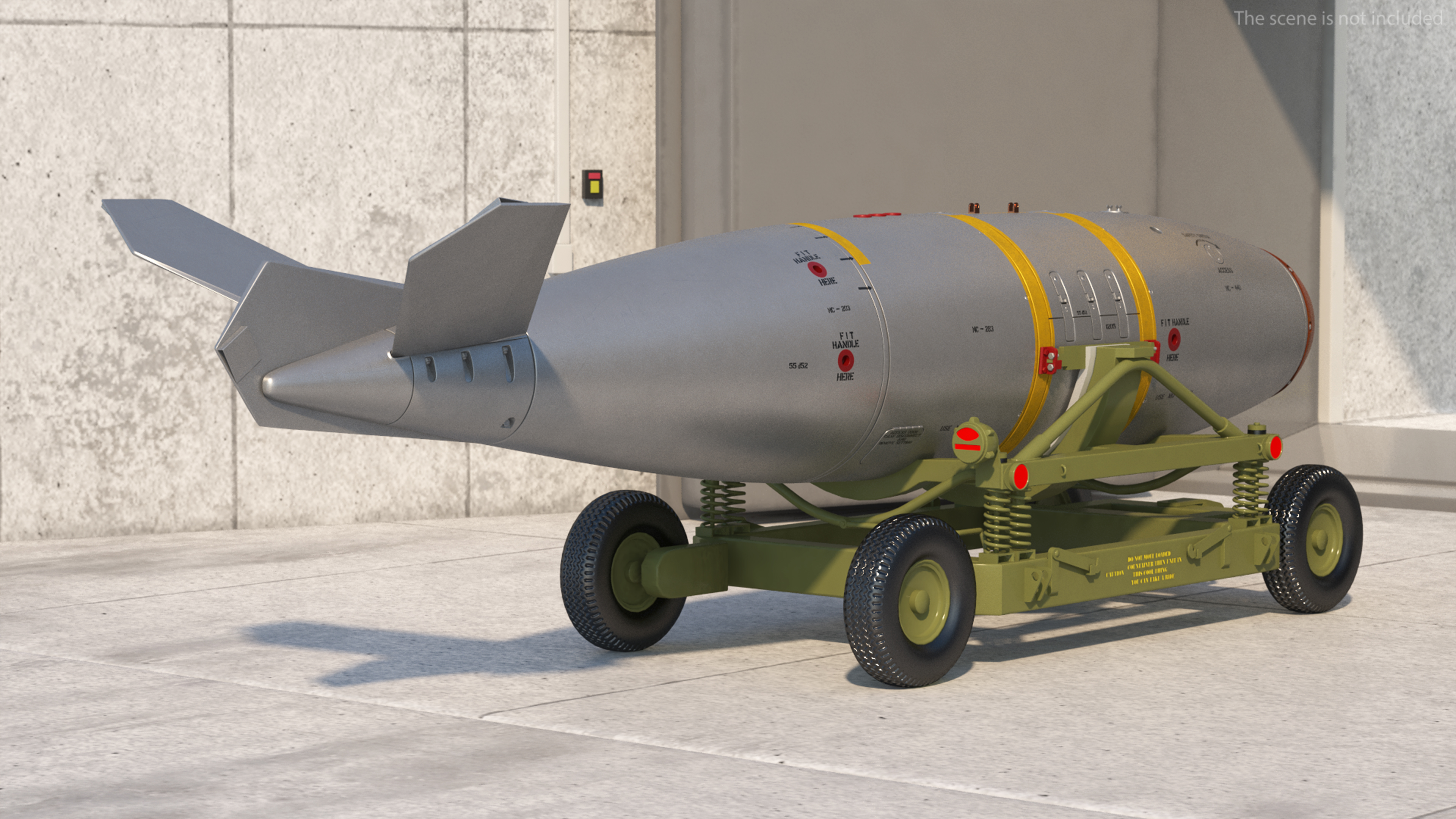 3D Mark 7 Thor Tactical Nuclear Bomb model