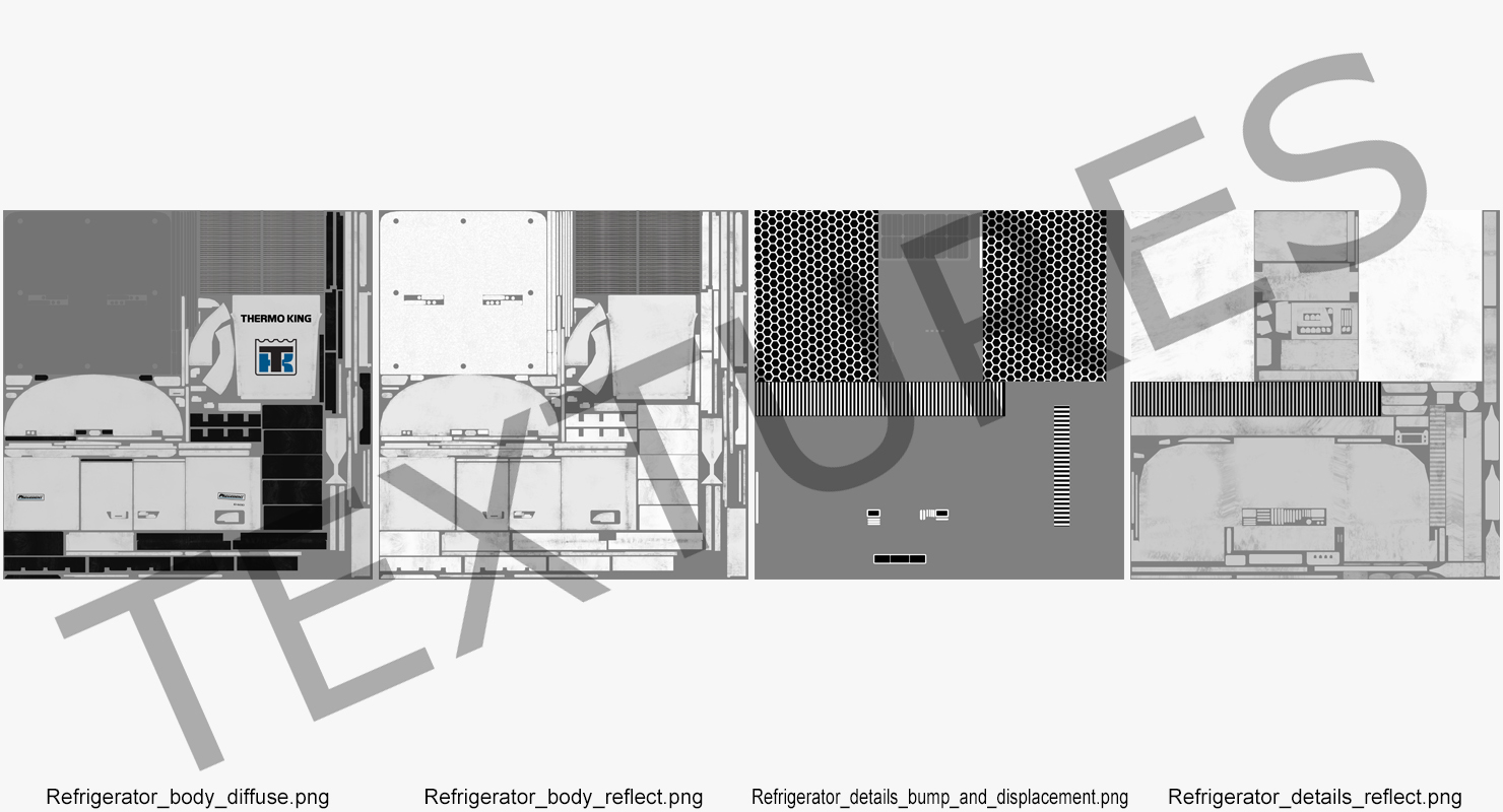 Refrigerator Thermo King C600 3D model