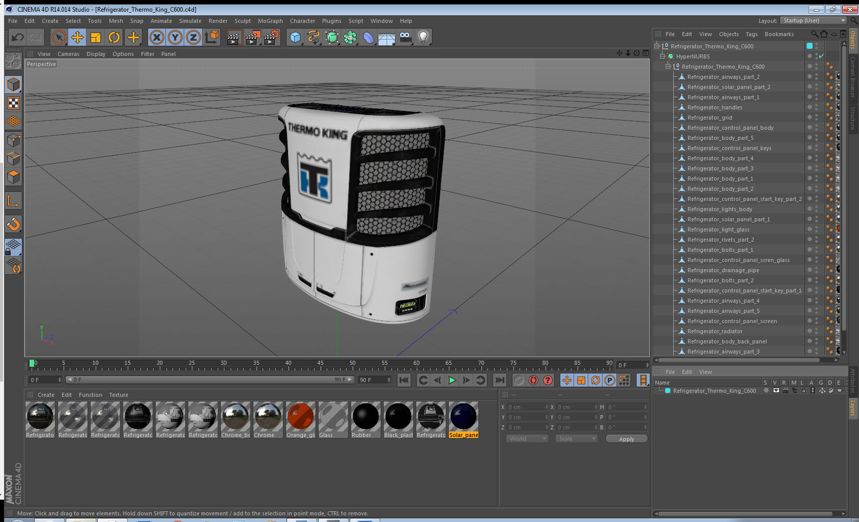Refrigerator Thermo King C600 3D model