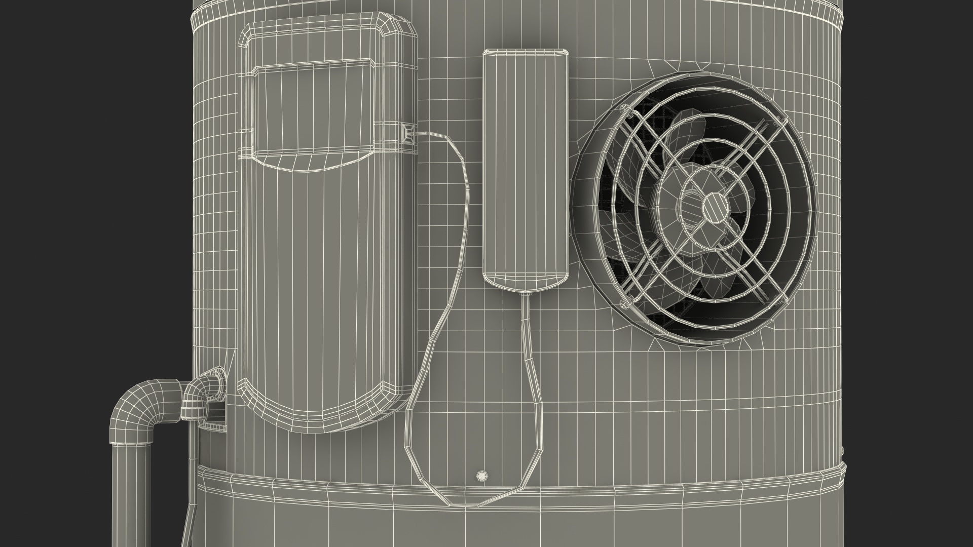 Rheem Hybrid Electric Water Heater 3D model