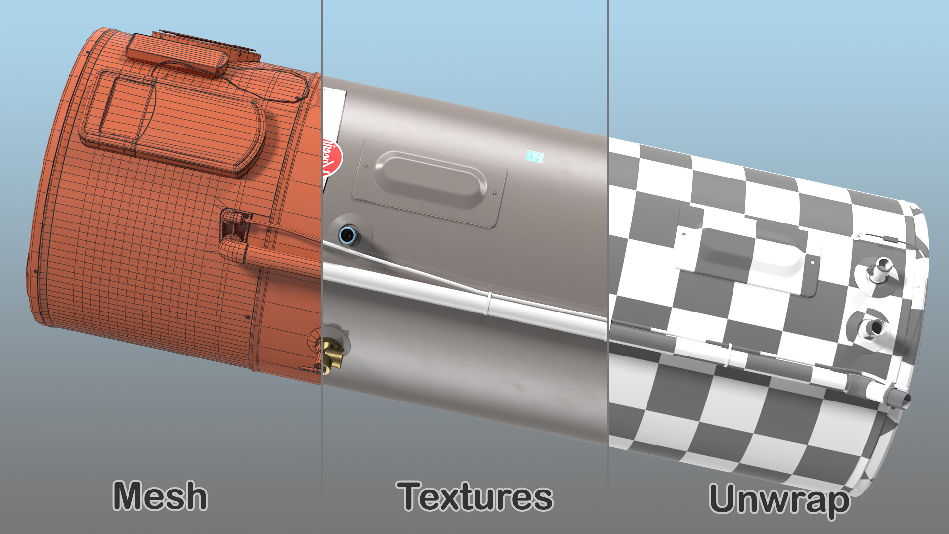 Rheem Hybrid Electric Water Heater 3D model