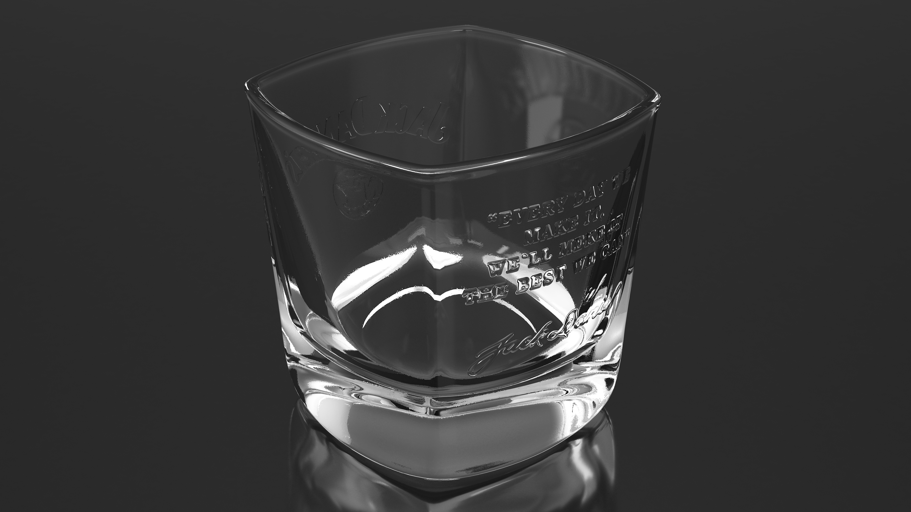 Jack Daniels Rocks Glass 3D model