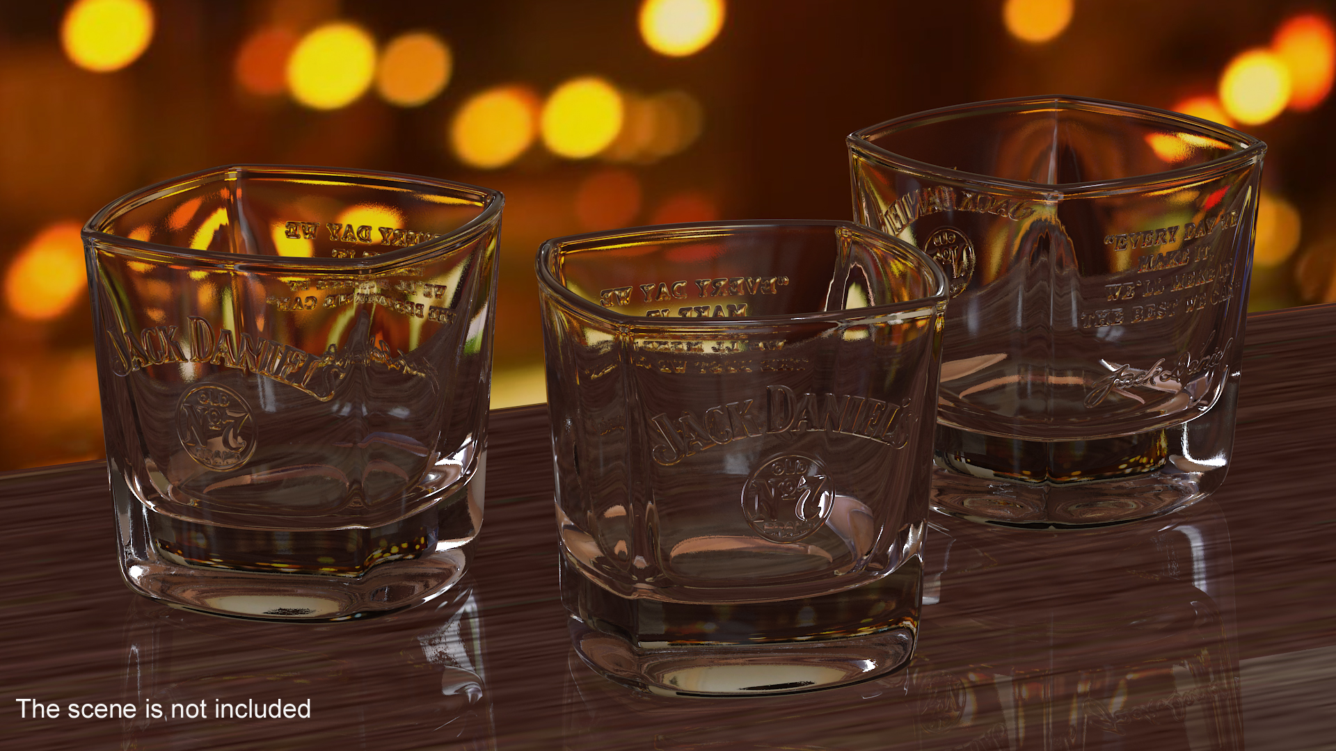 Jack Daniels Rocks Glass 3D model
