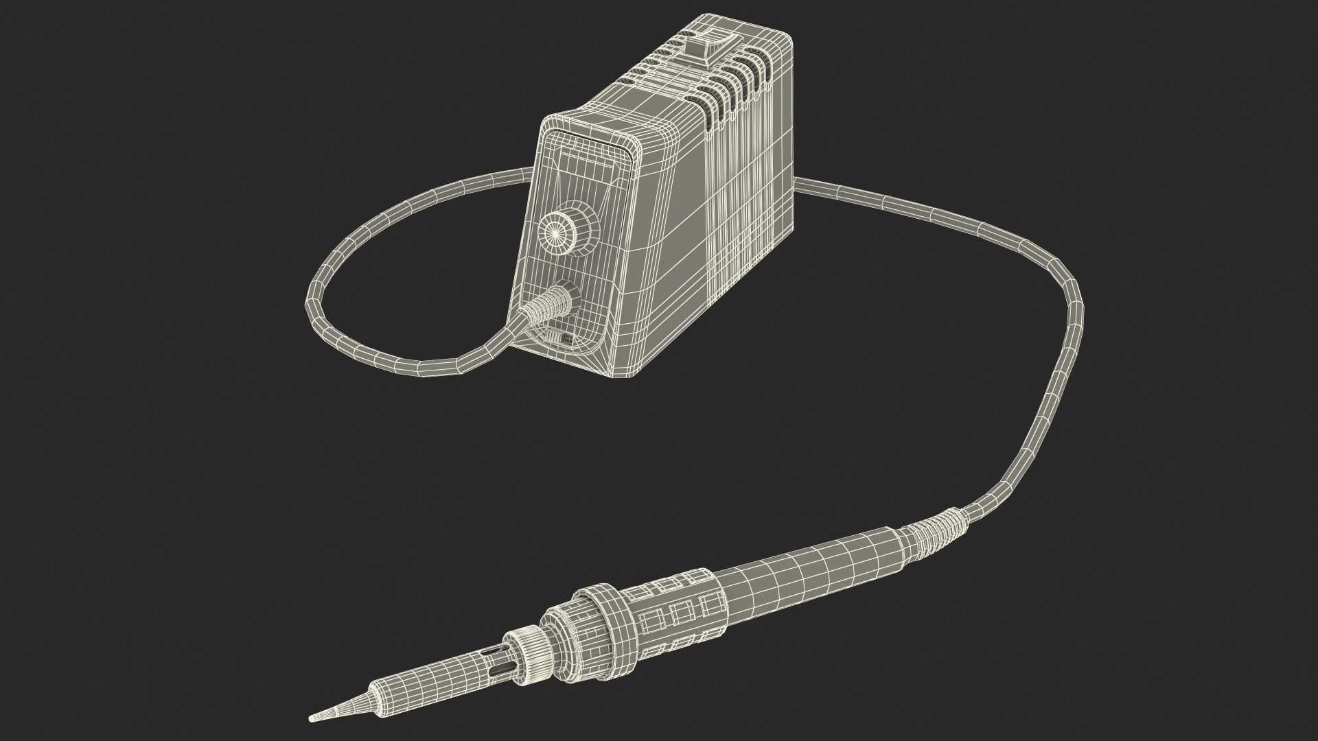 3D Compact Digital Soldering Station model