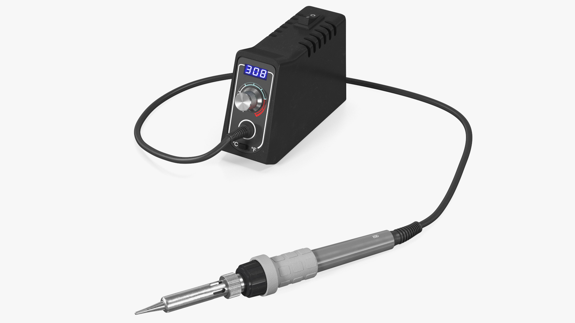 3D Compact Digital Soldering Station model