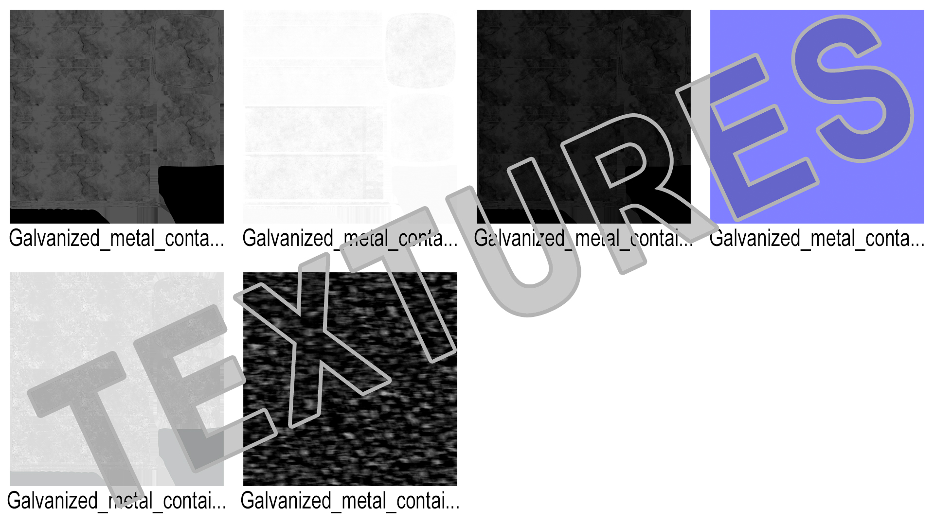 3D Galvanized Square Tub