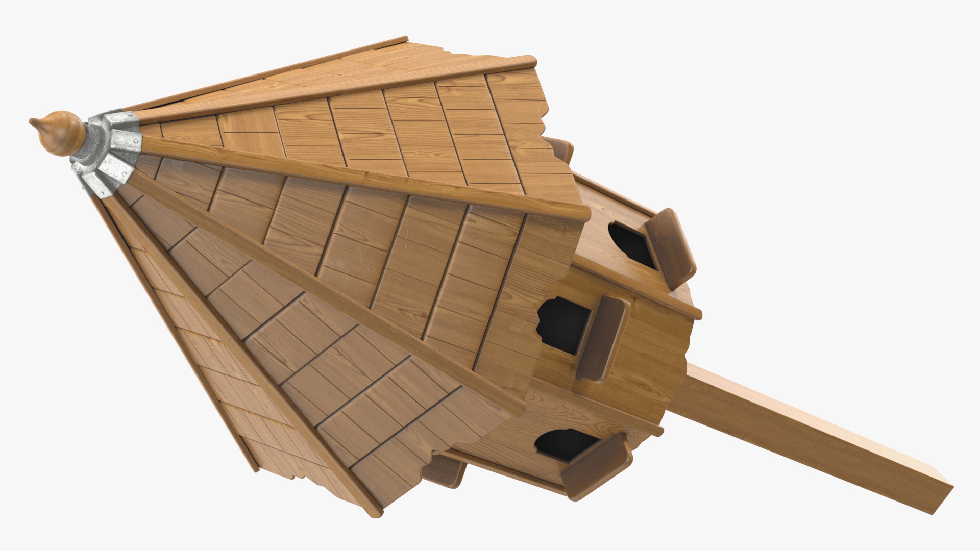 Twelve Nest Dovecote Wooden 3D