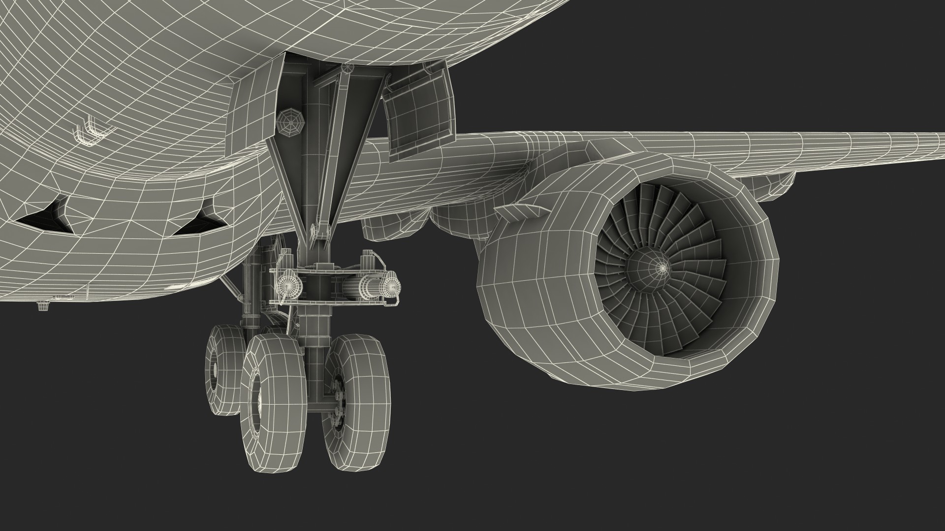 3D Mitsubishi SpaceJet M100 Rigged