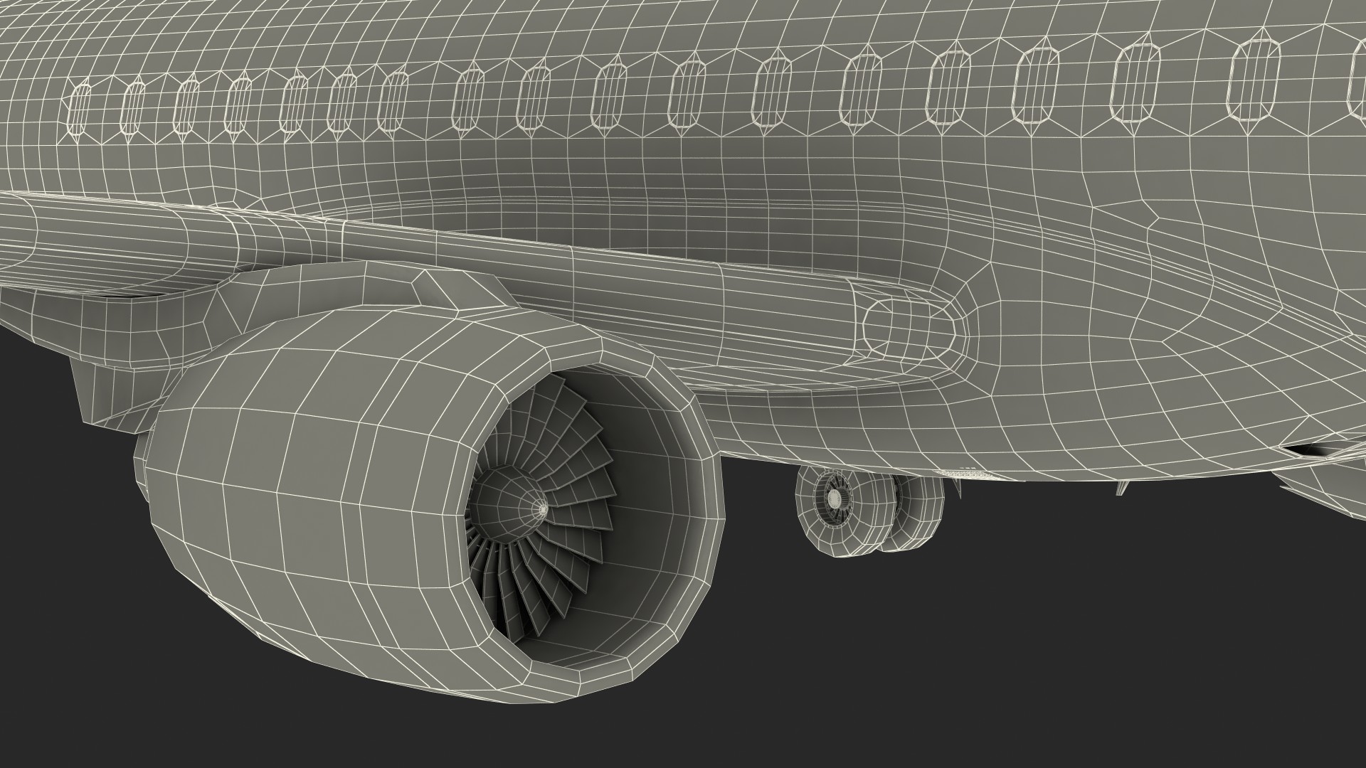 3D Mitsubishi SpaceJet M100 Rigged