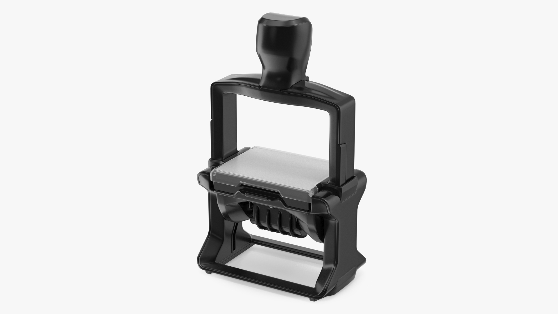 3D Trodat Professional 5480 Self Inking Date Stamp Black model