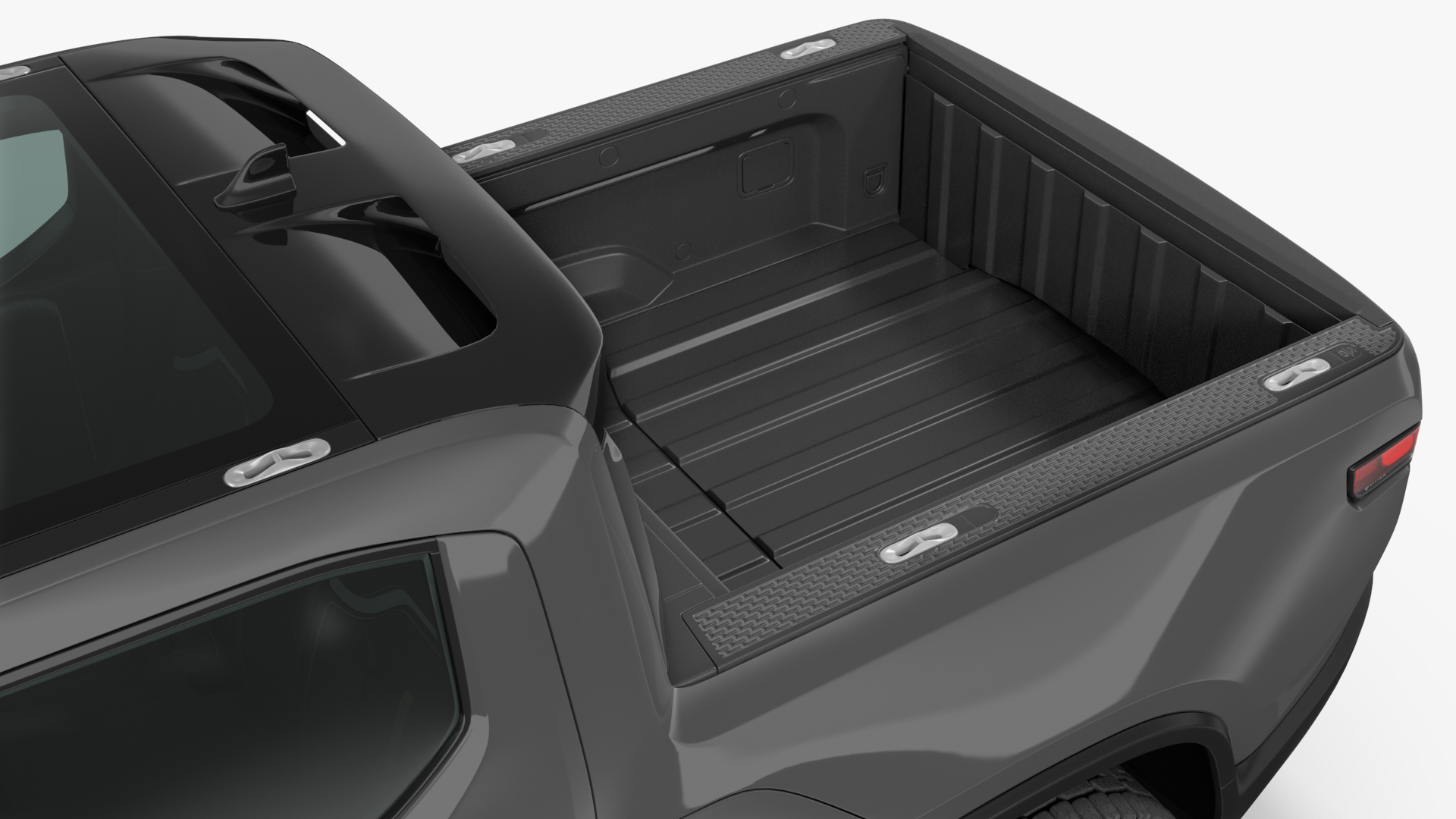 3D 2023 Rivian R1T Simple Interior Gray