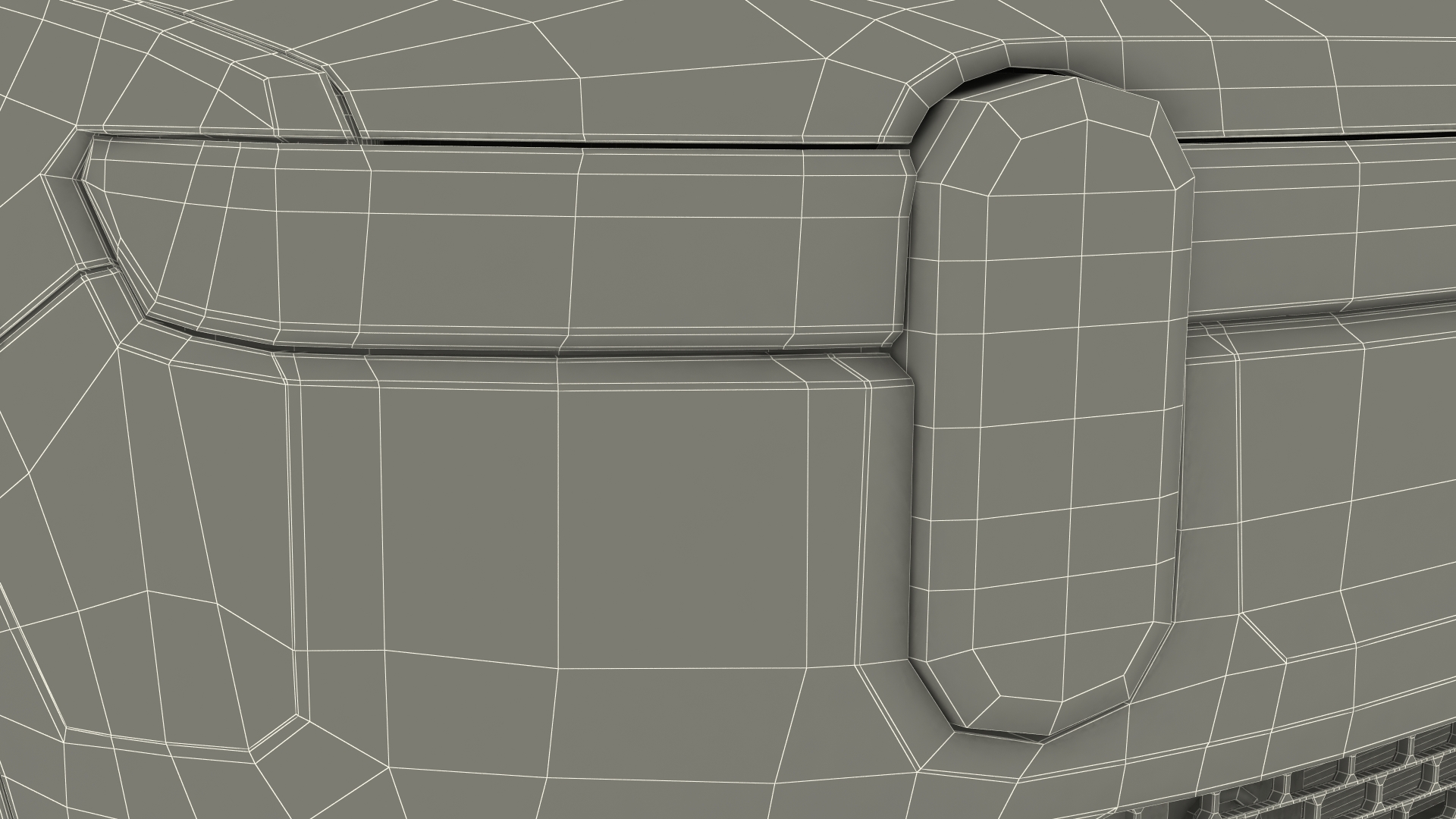 3D 2023 Rivian R1T Simple Interior Gray