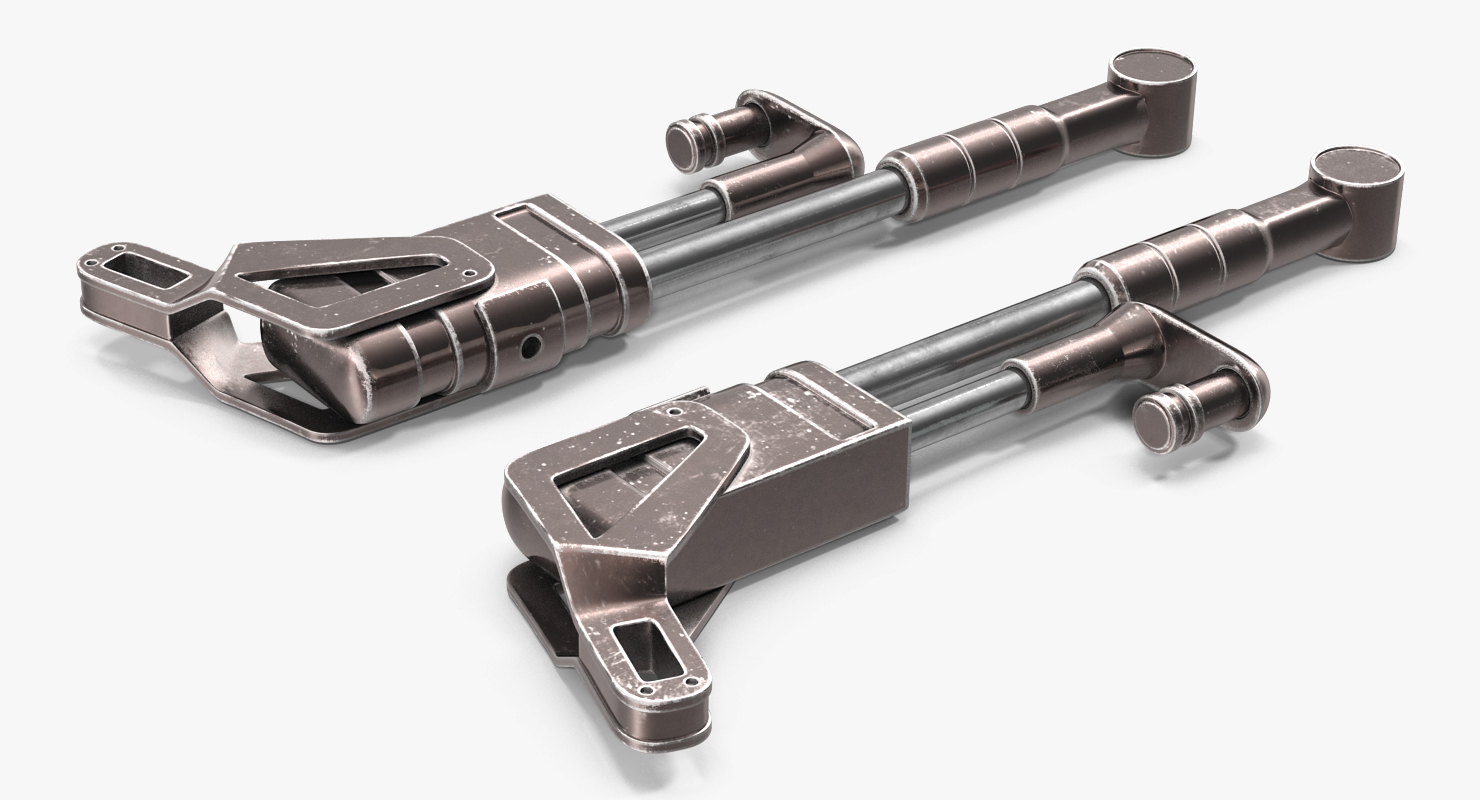 Sci Fi Anodized Piston 3D