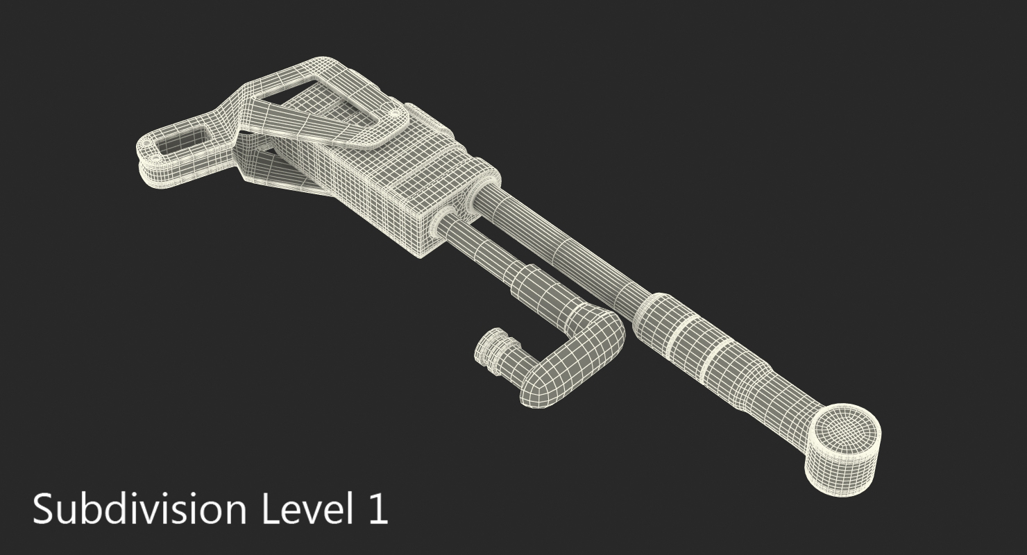 Sci Fi Anodized Piston 3D