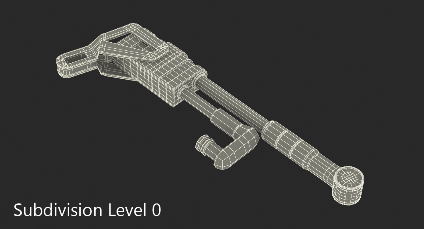 Sci Fi Anodized Piston 3D