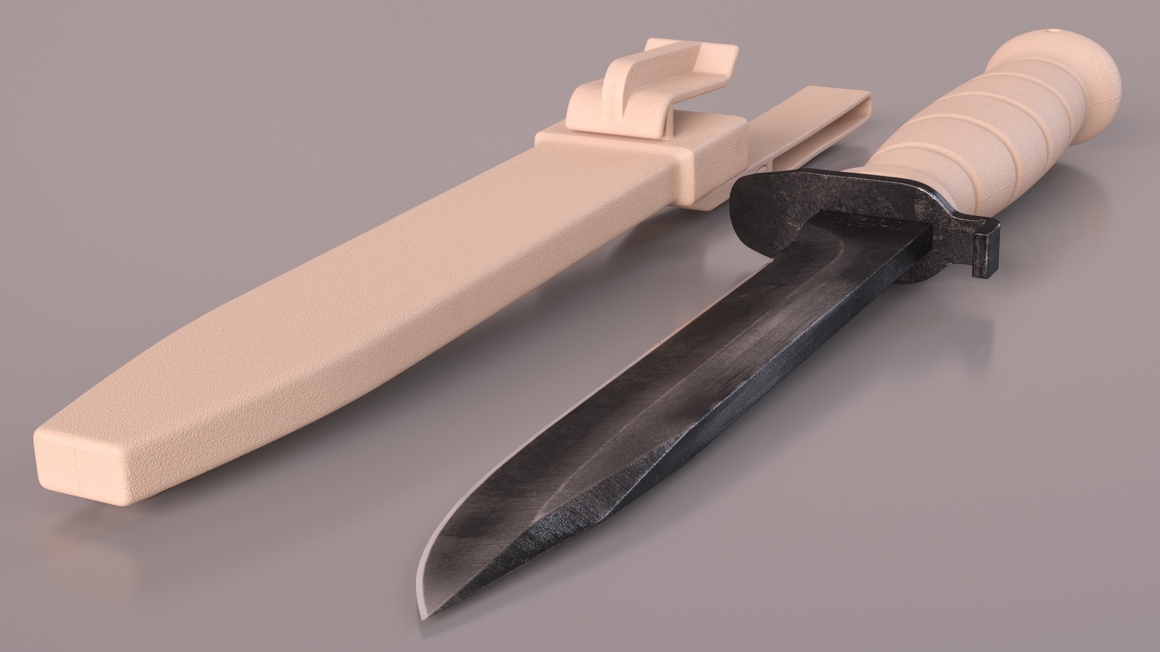 3D model Glock Combat Knife Desert Sand
