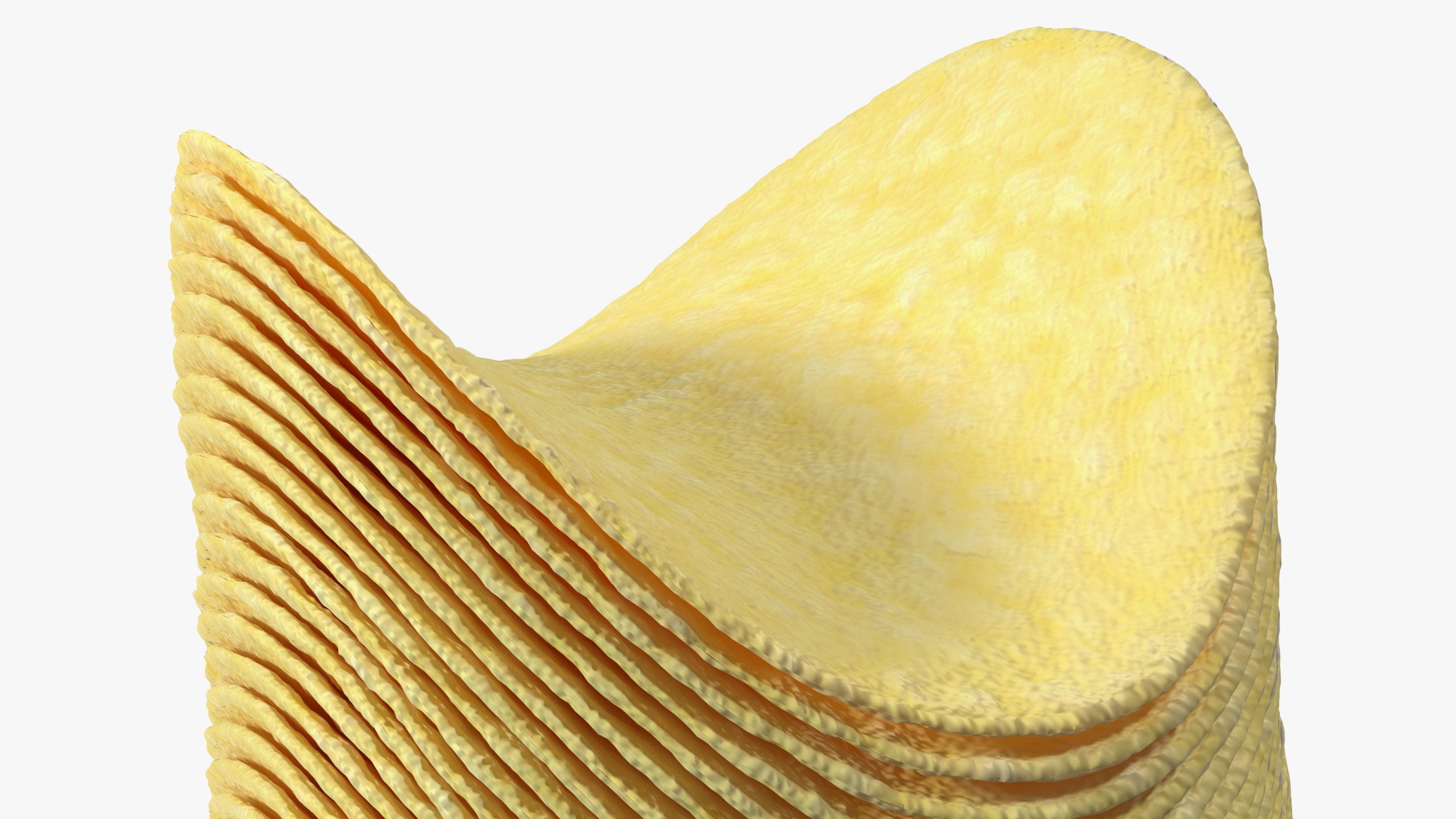 3D model Open Pringles Original Potato Chips Small Can