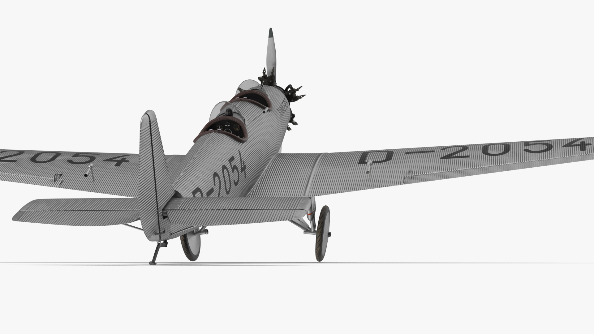 3D model Junkers A50 Junior Airplane Replica