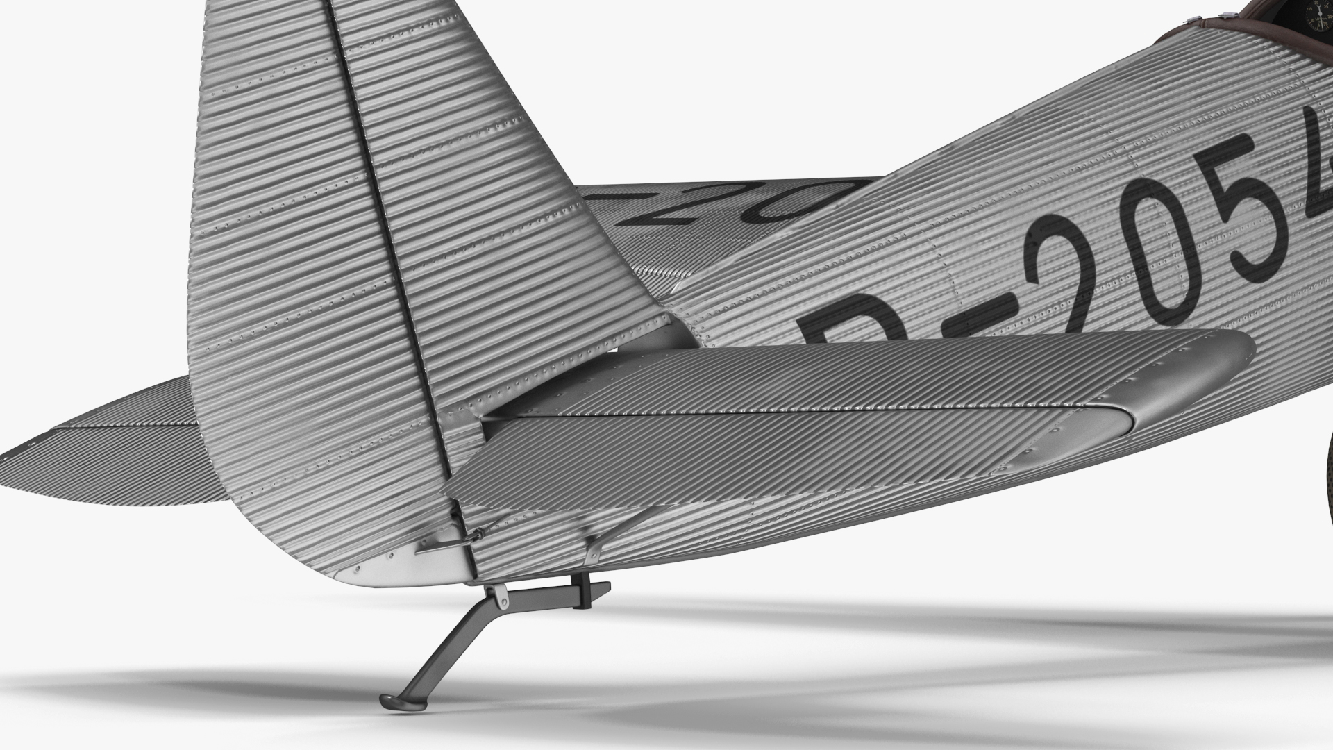 3D model Junkers A50 Junior Airplane Replica