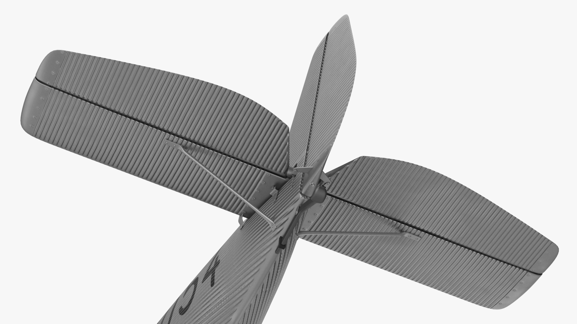 3D model Junkers A50 Junior Airplane Replica