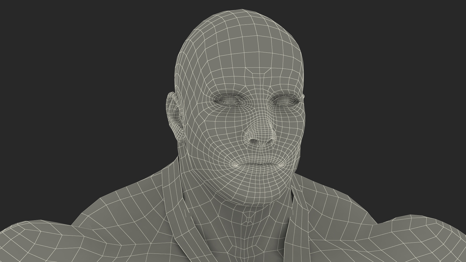 Champion Afro American Bodybuilder Man Rigged for Maya 3D model