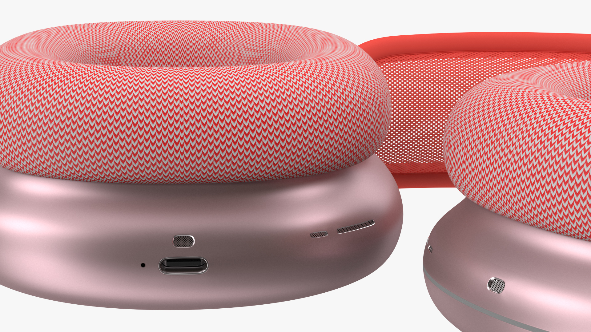 3D Pink AirPods Max with Case