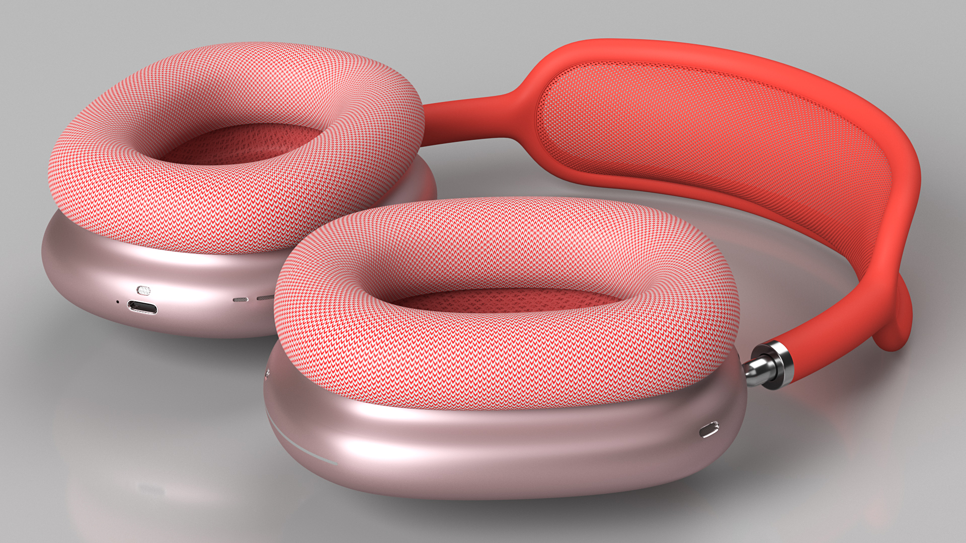 3D Pink AirPods Max with Case