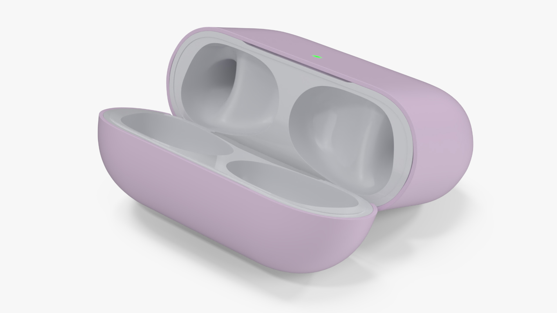 Apple AirPods Pro 2 USB-C with Silicone Case Pink 3D model