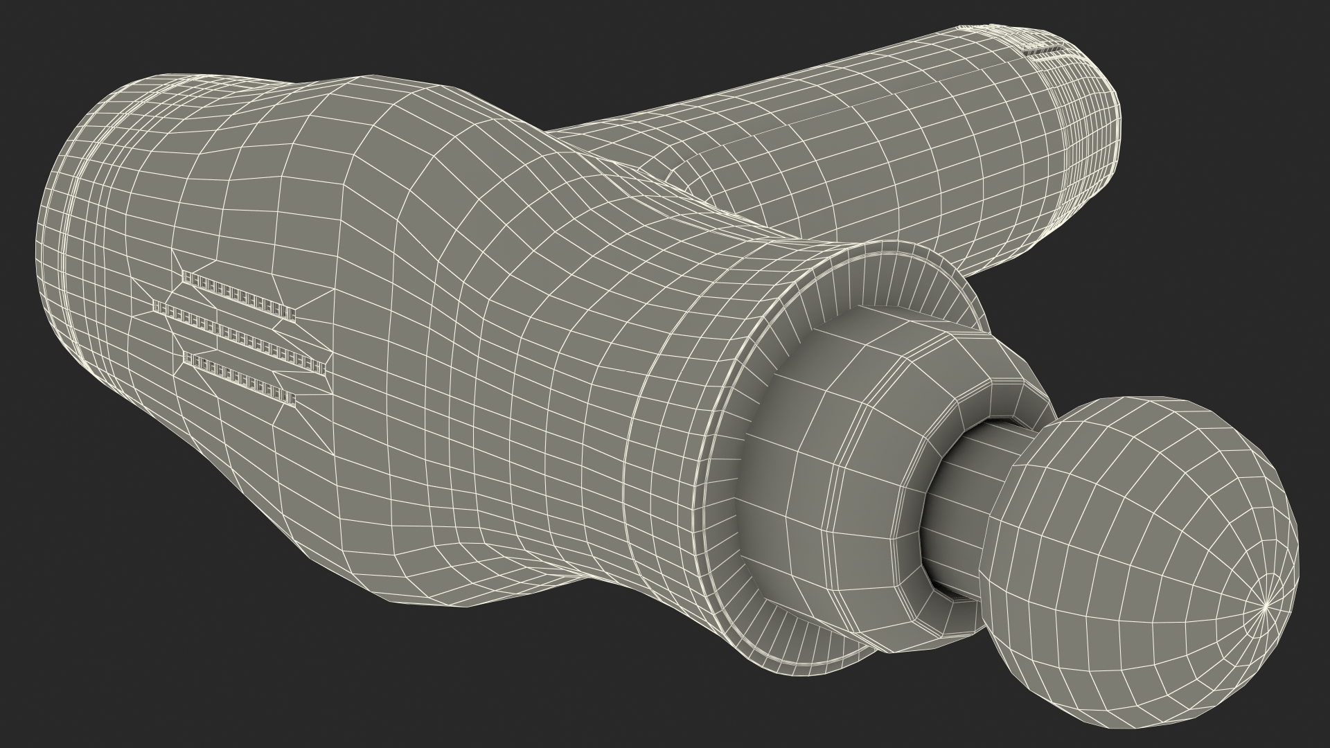 3D Muscle Massage Gun model