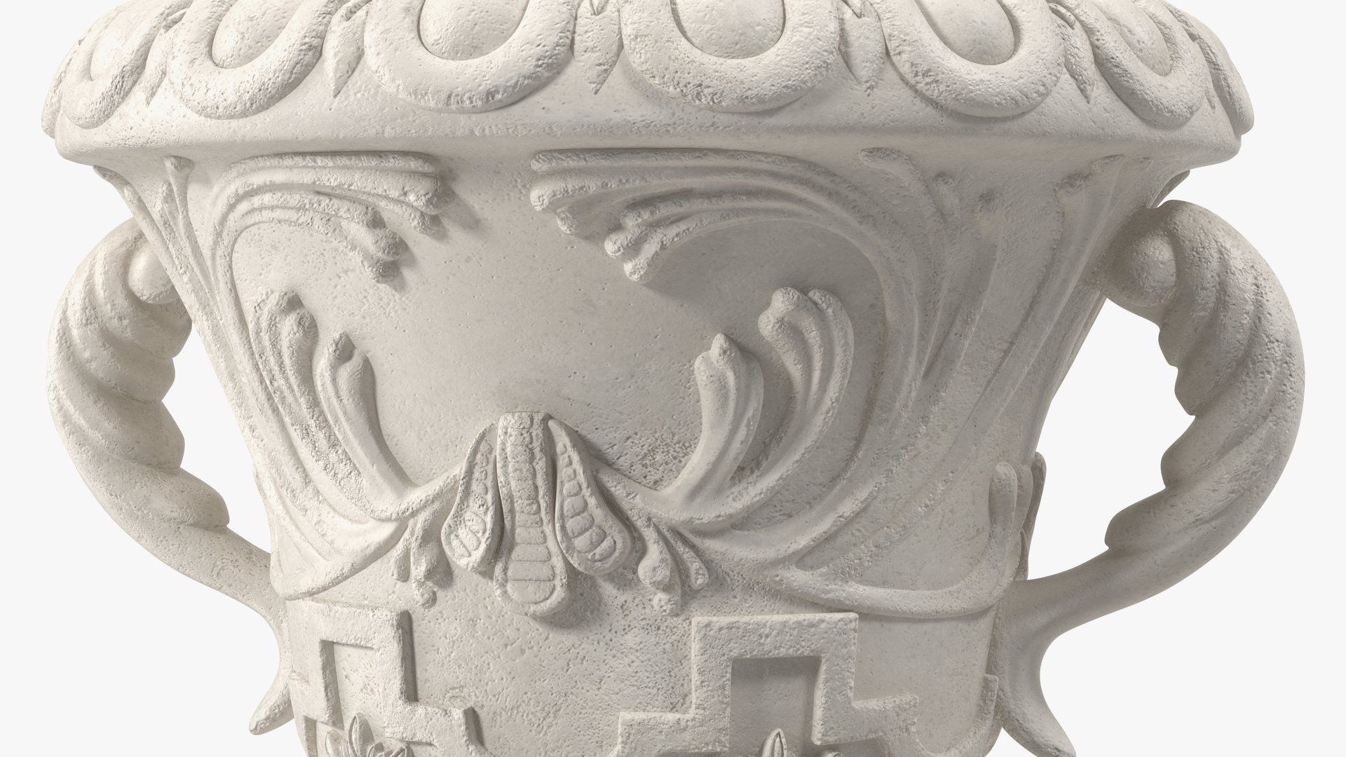 3D model Provence Planter Urn On Plinth