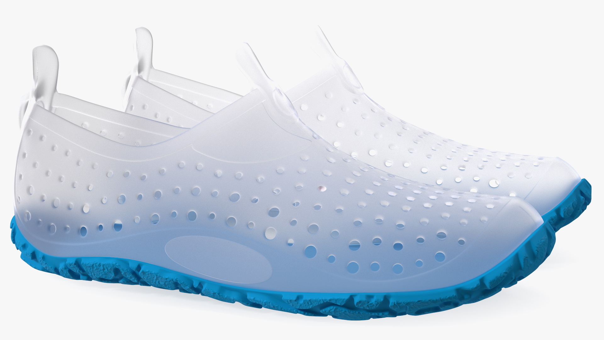 3D Water Shoes Transparent model