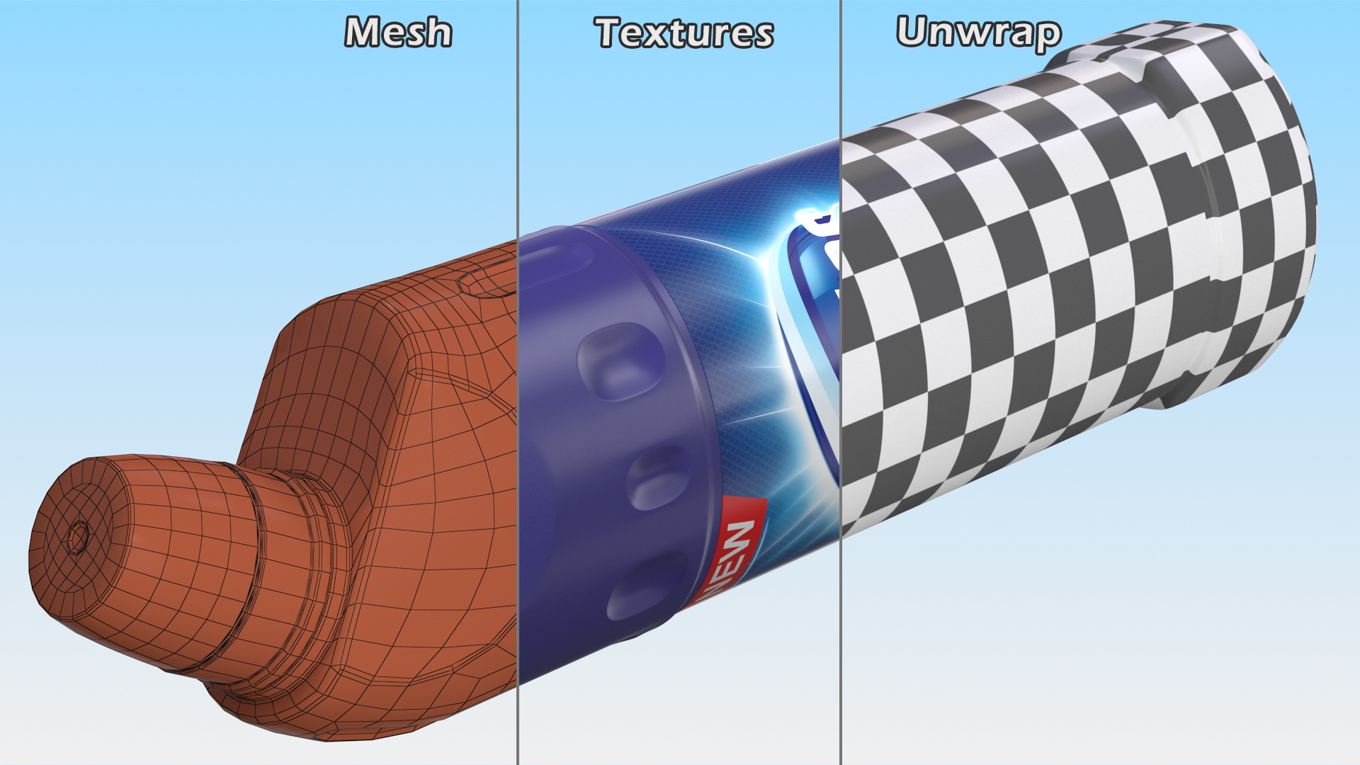 3D model Domestos Original Thick Bleach Toilet Cleaner