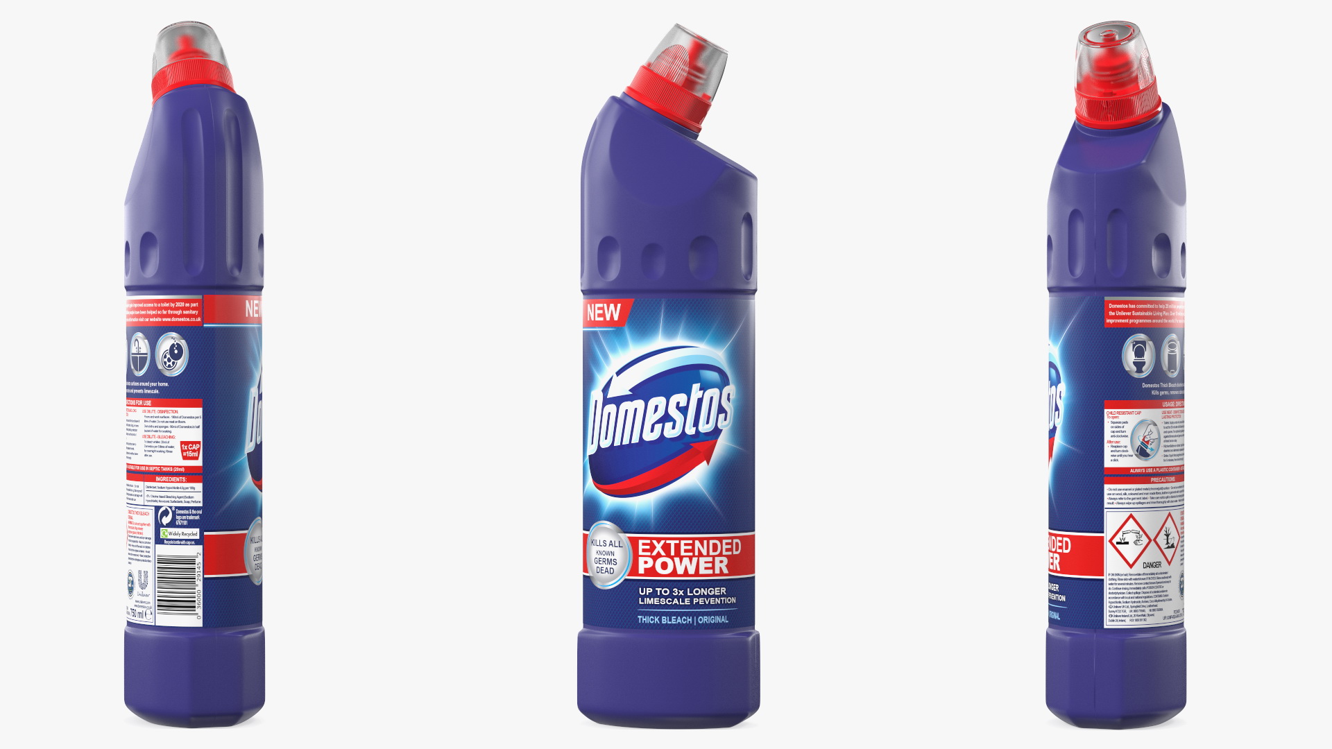 3D model Domestos Original Thick Bleach Toilet Cleaner