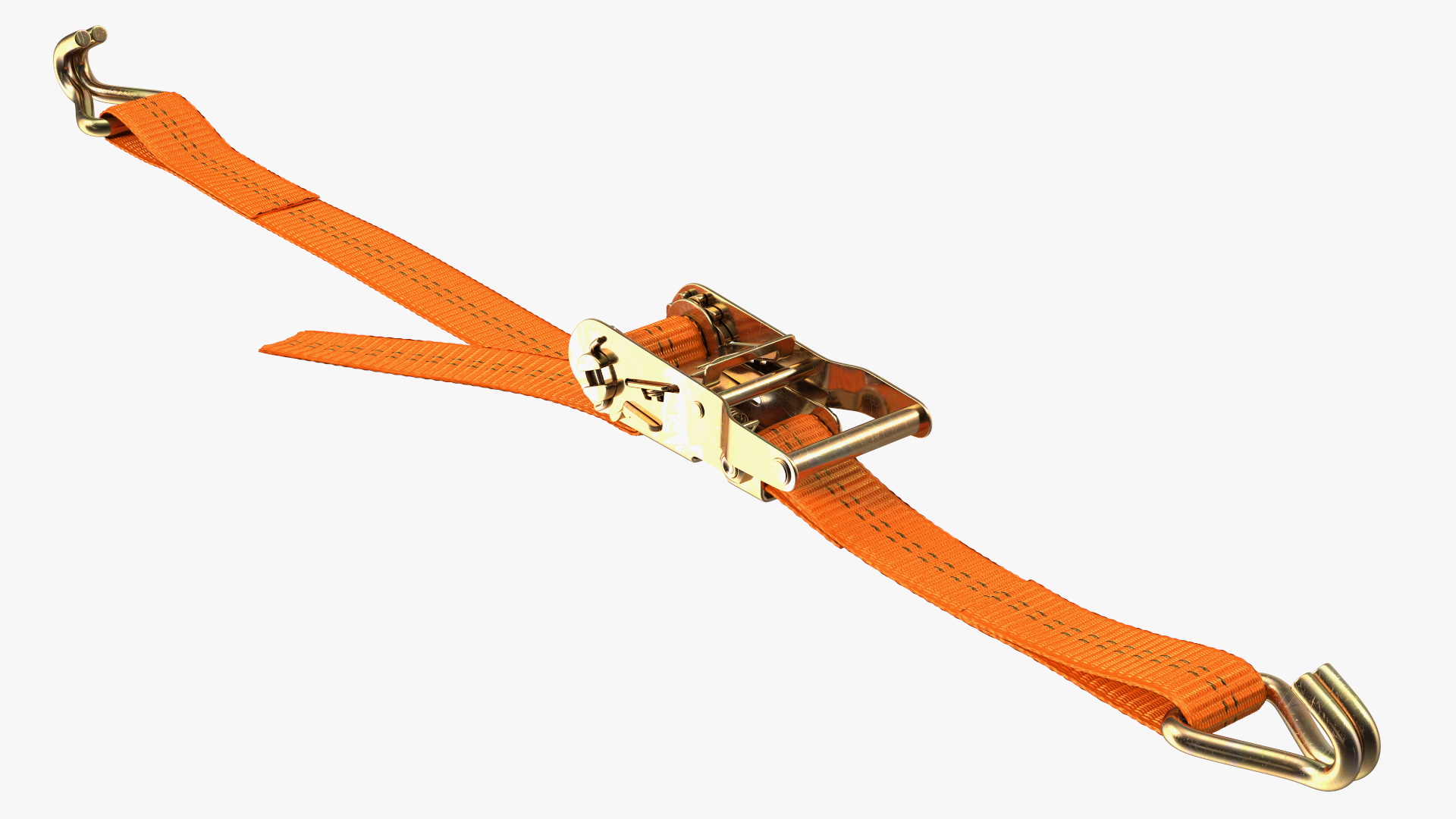 Ratchet Strap Fastened 3D