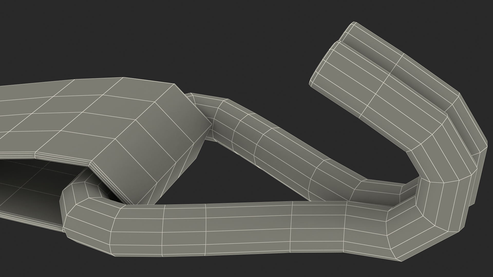 Ratchet Strap Fastened 3D
