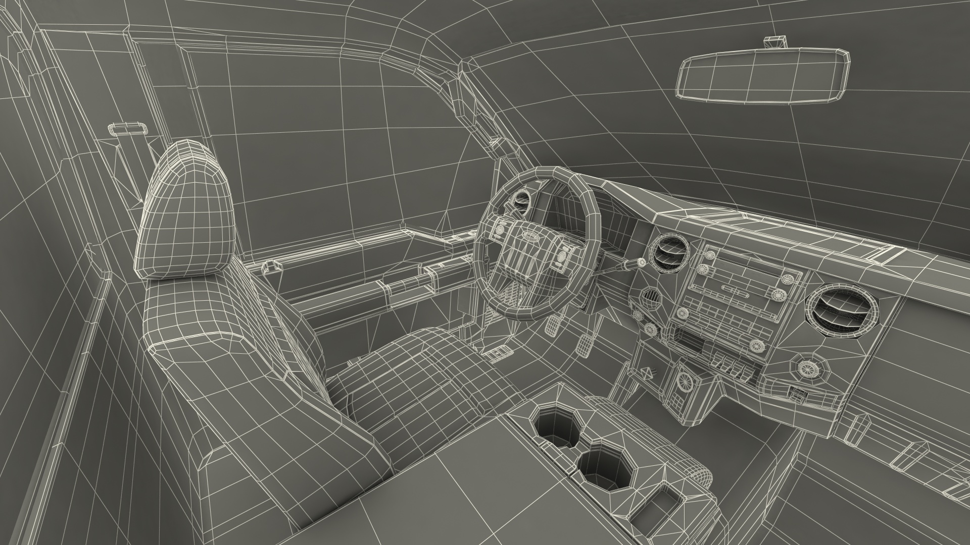 3D model Ford F650 Tow Truck with Ford Focus