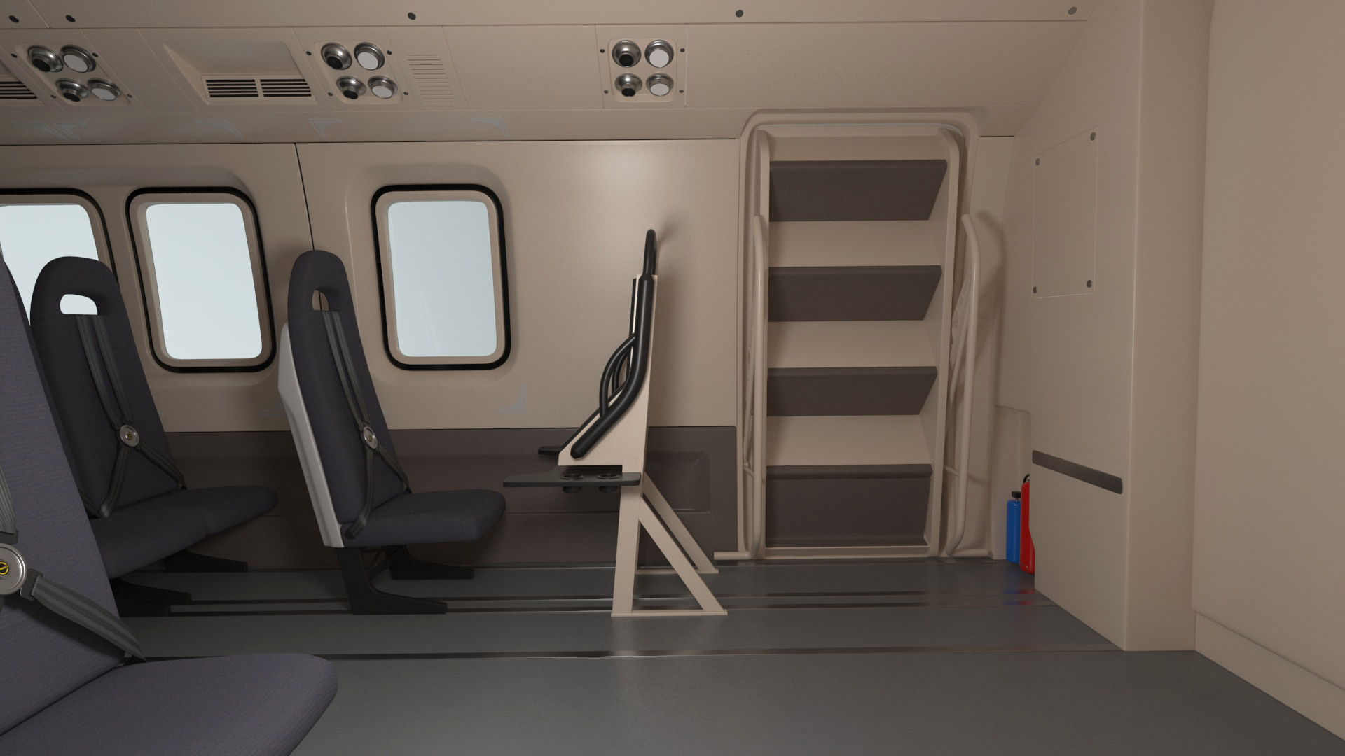 Russian Helicopter Gazprom MI-171 A3 Rigged for Cinema 4D 3D