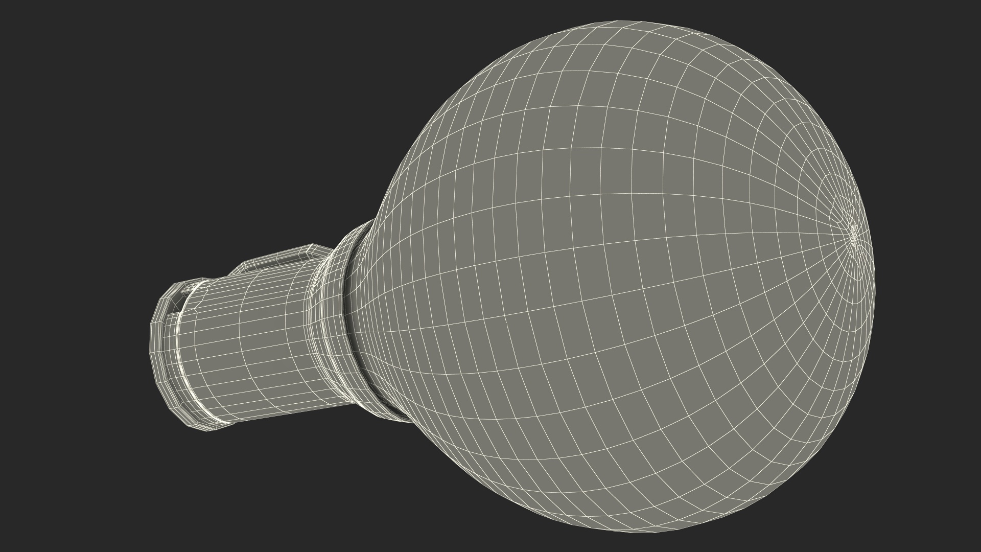 3D model Vintage String Light Bulb