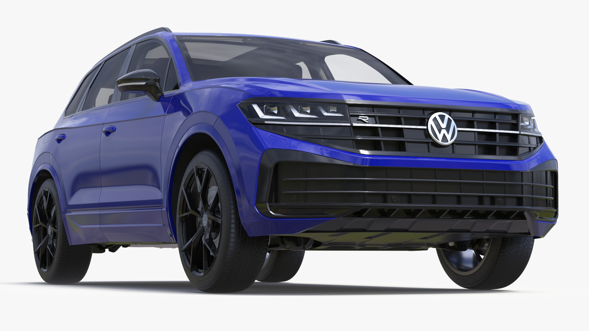 3D Volkswagen Touareg 2024 Blue model