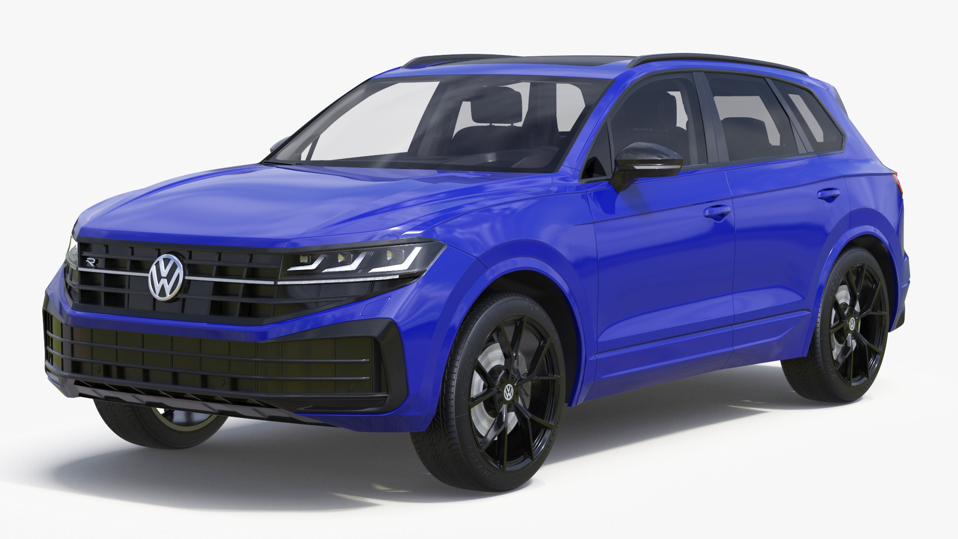 3D Volkswagen Touareg 2024 Blue model